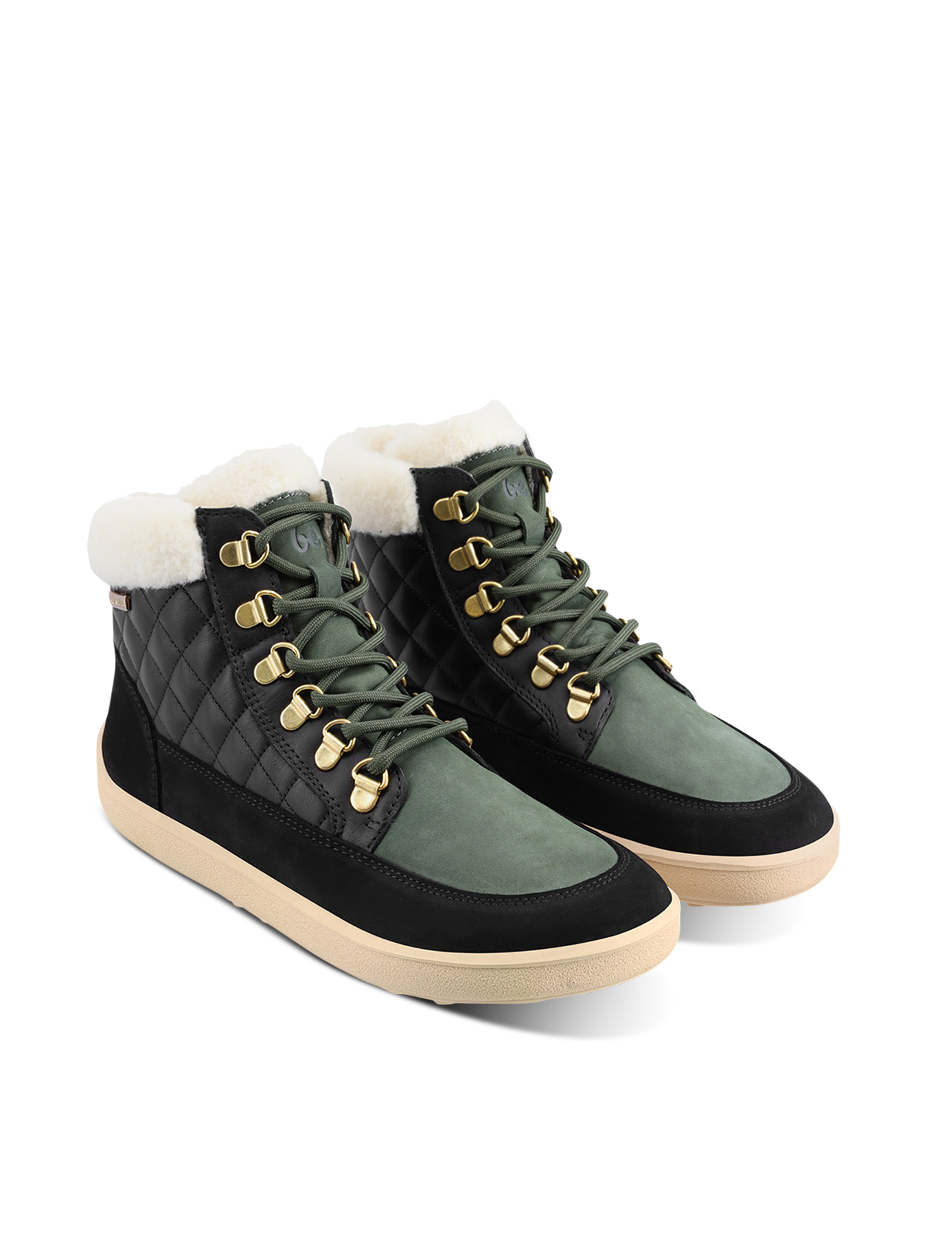 Barefoot Boots Be Lenka Olivia - Black & Dark Green