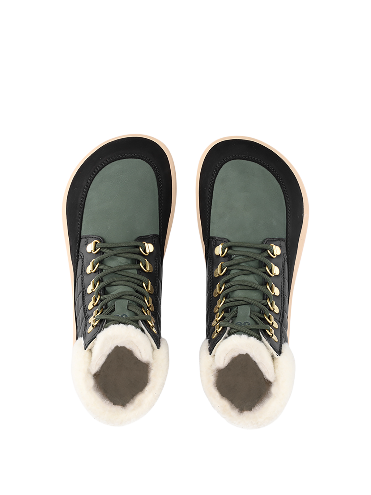 Barefoot Boots Be Lenka Olivia - Black & Dark Green