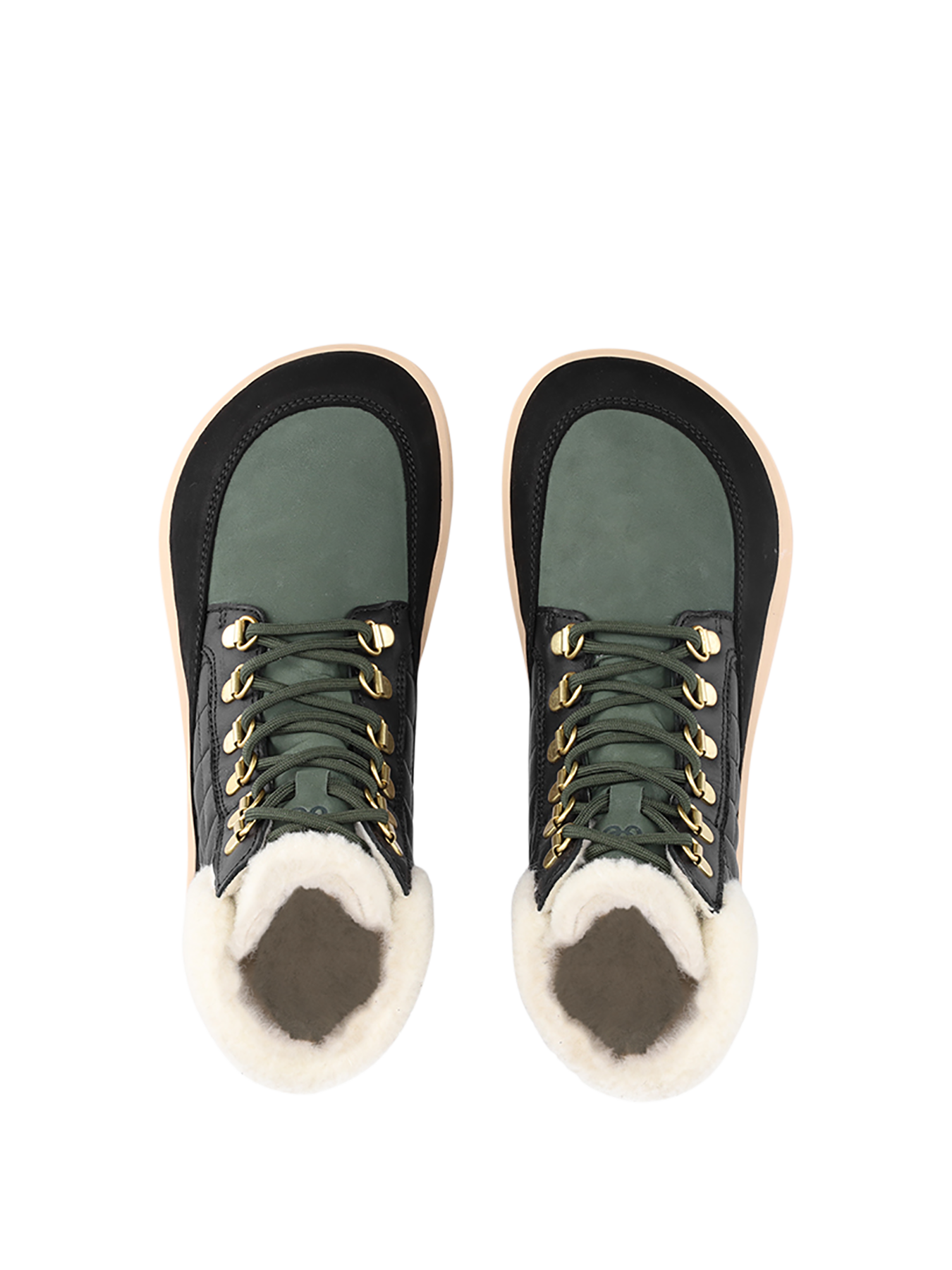 Barefoot Boots Be Lenka Olivia - Black & Dark Green