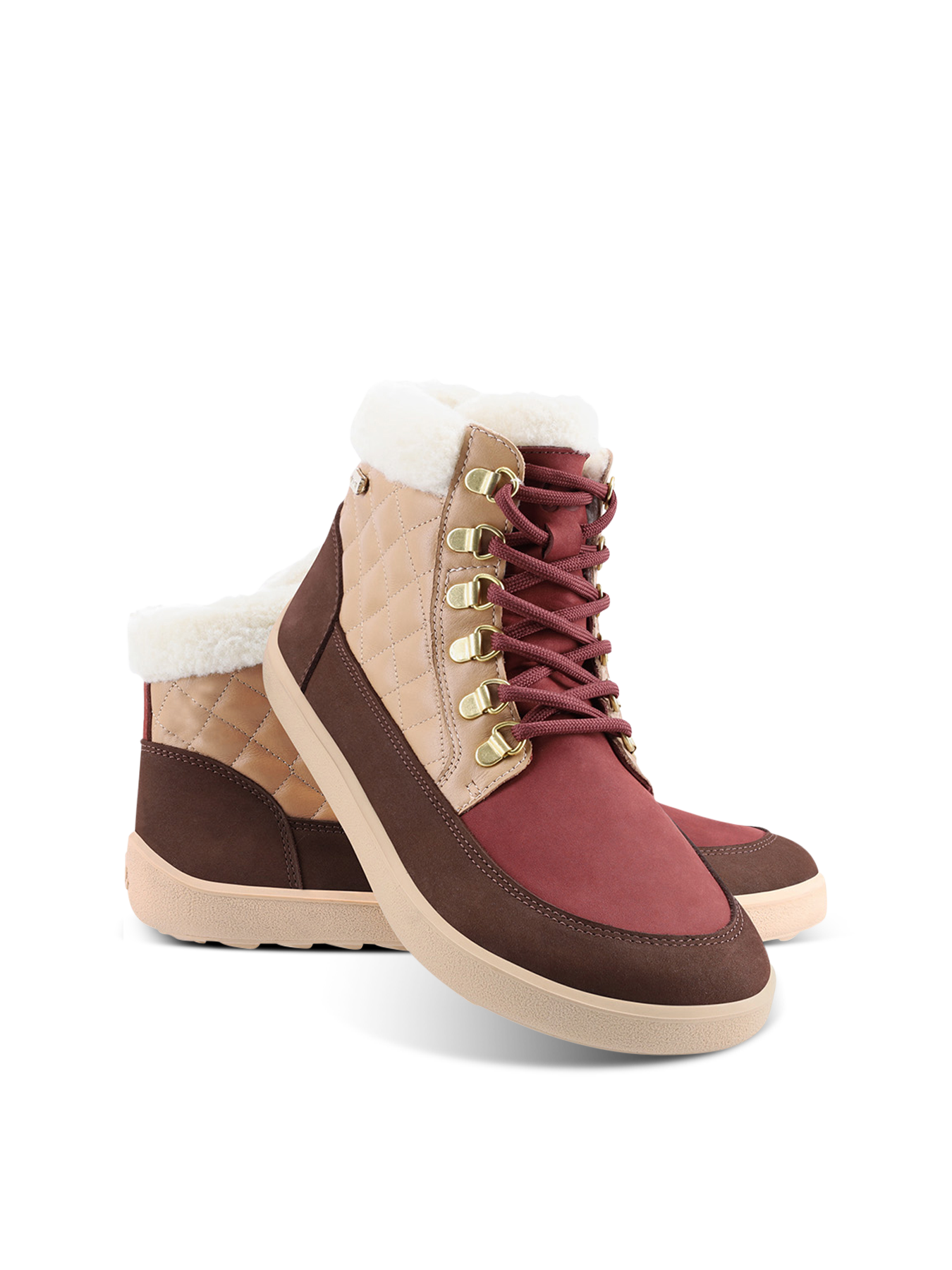 Barefoot Boots Be Lenka Olivia - Brown & Burgundy