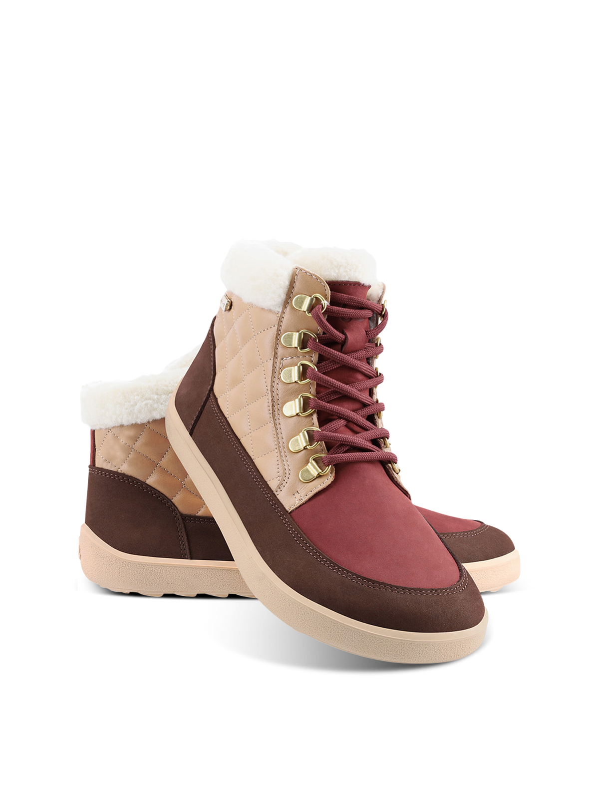 Barefoot Boots Be Lenka Olivia - Brown & Burgundy