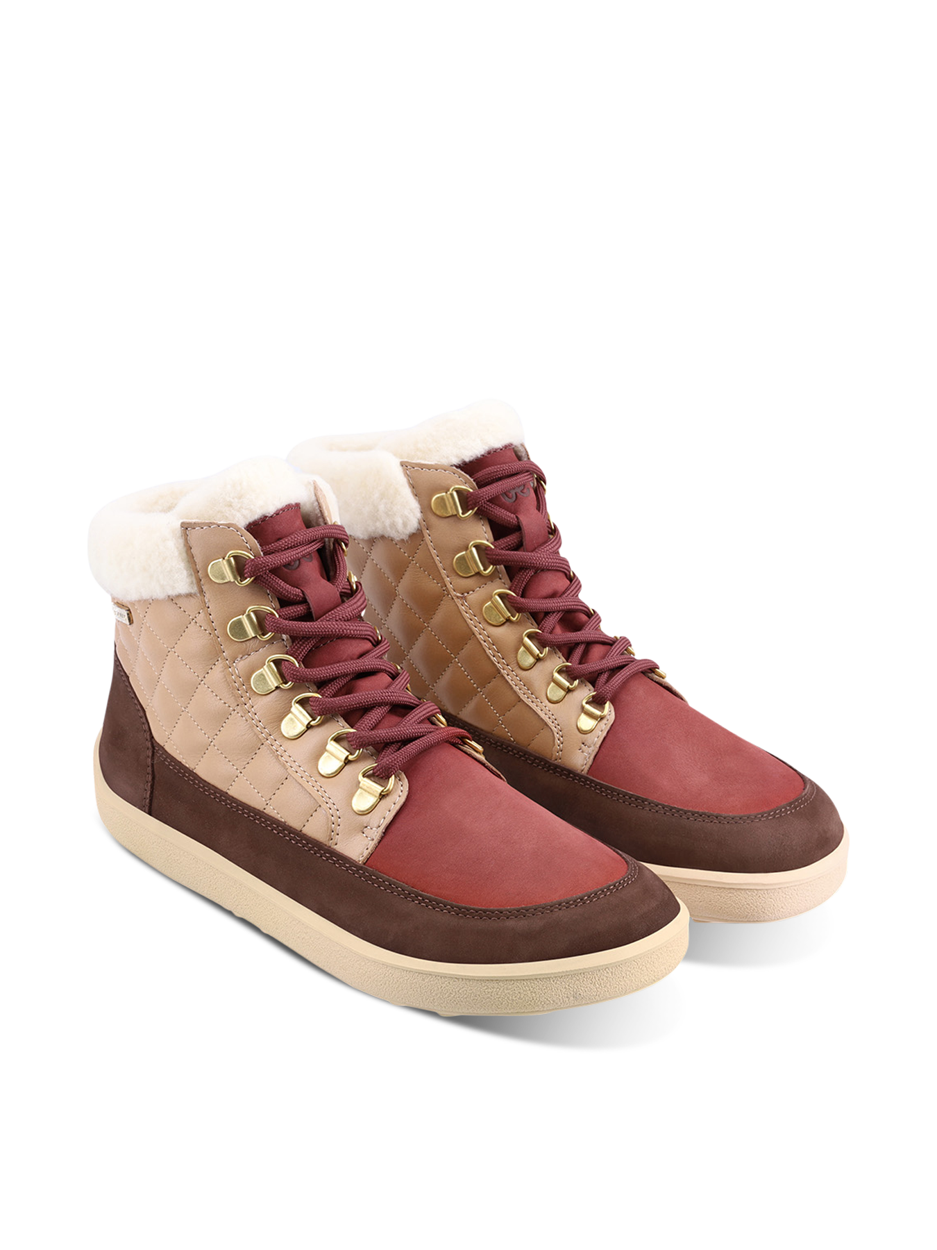 Barefoot Boots Be Lenka Olivia - Brown & Burgundy