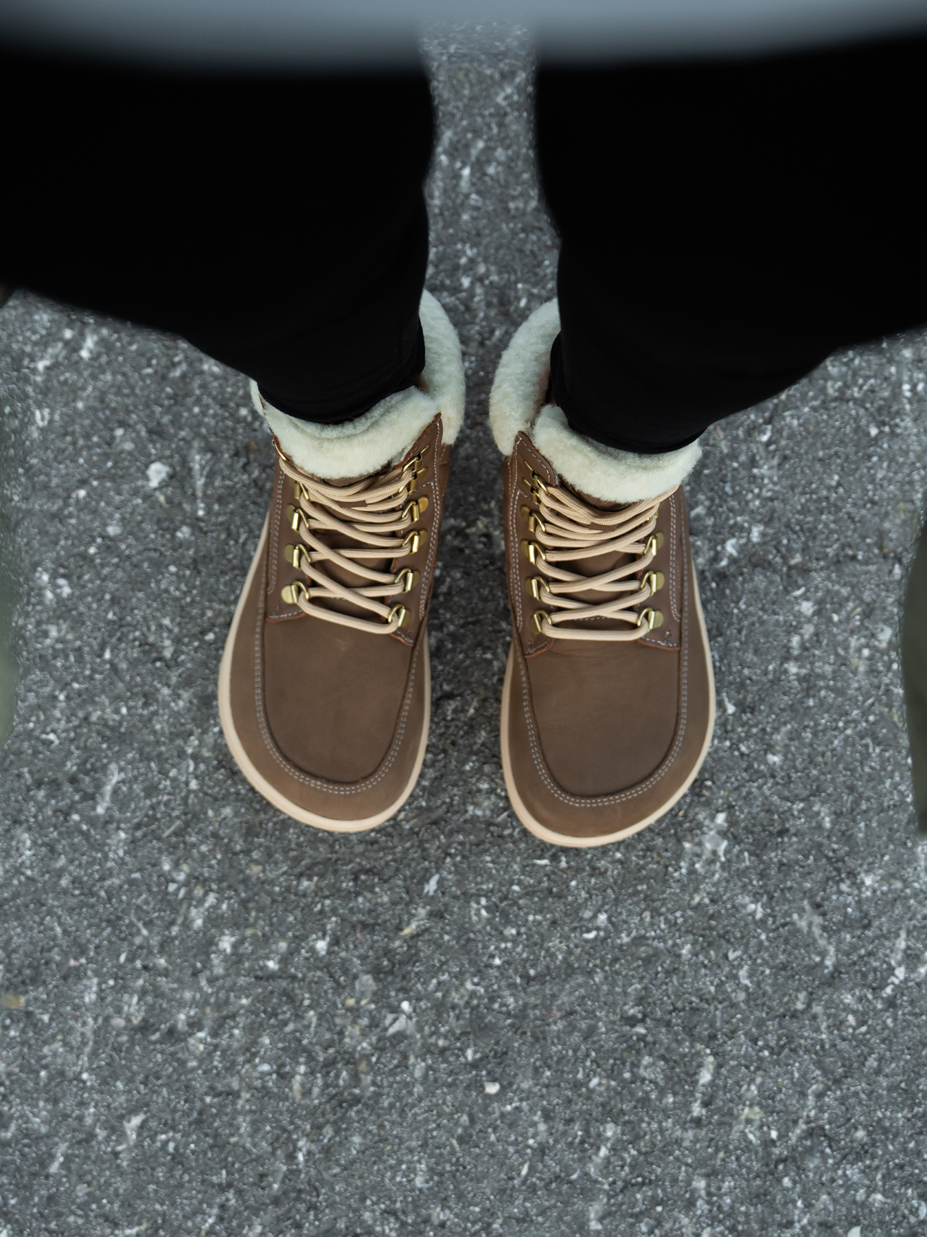 Bottes pieds nus Be Lenka Olivia - Noisette