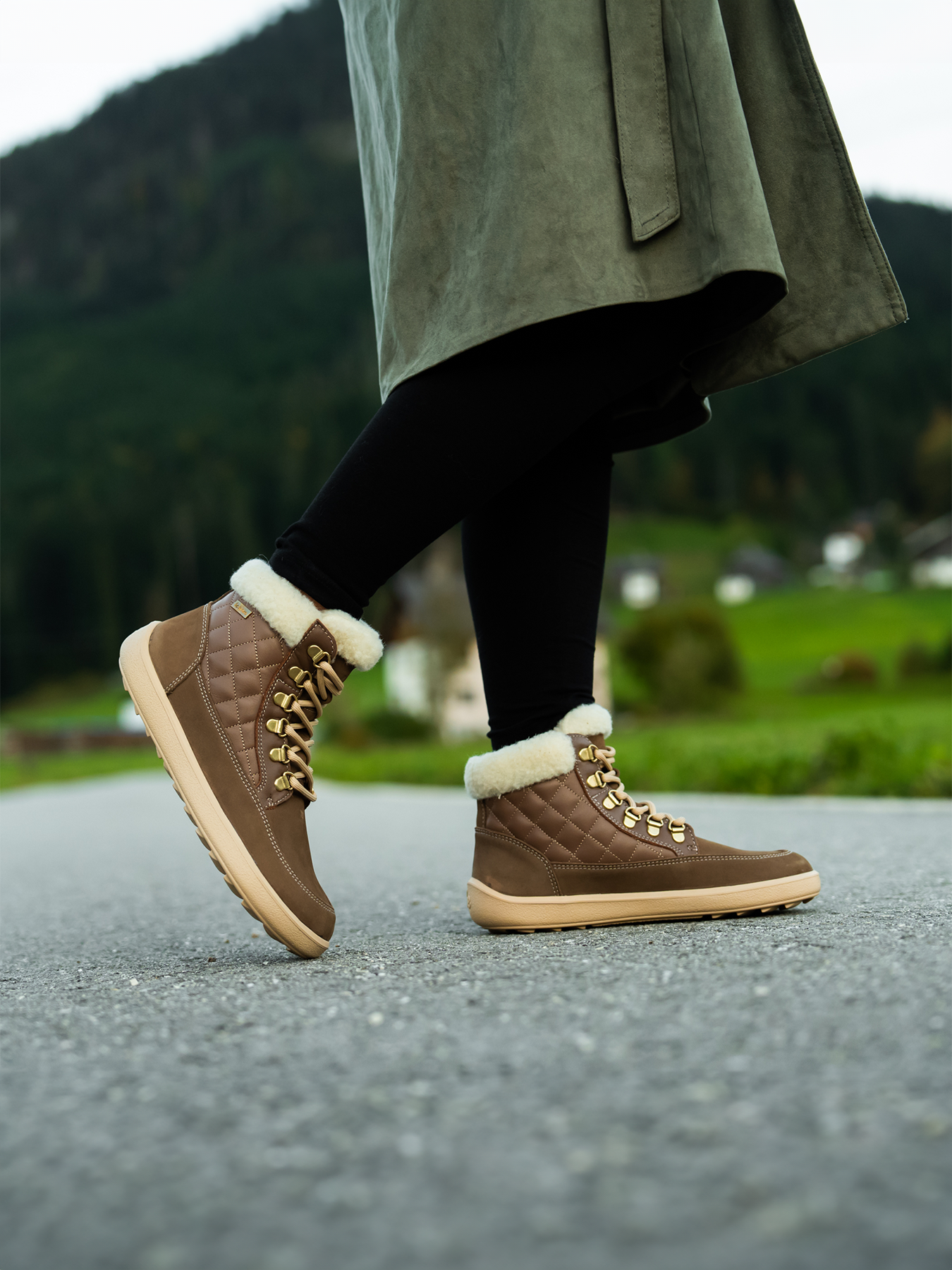 Bottes pieds nus Be Lenka Olivia - Noisette