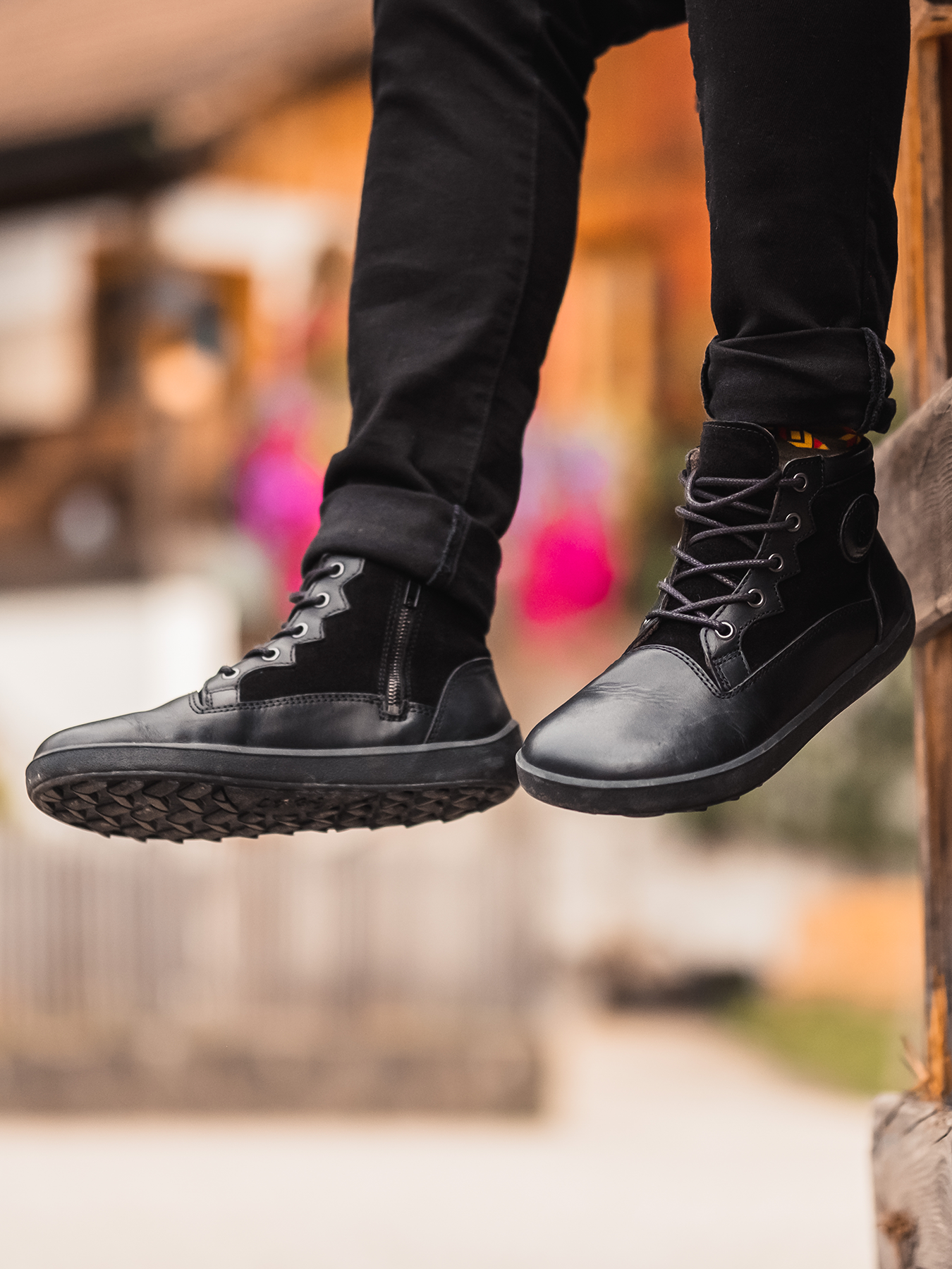 Bottes pieds nus Be Lenka Olympus - Tout noir