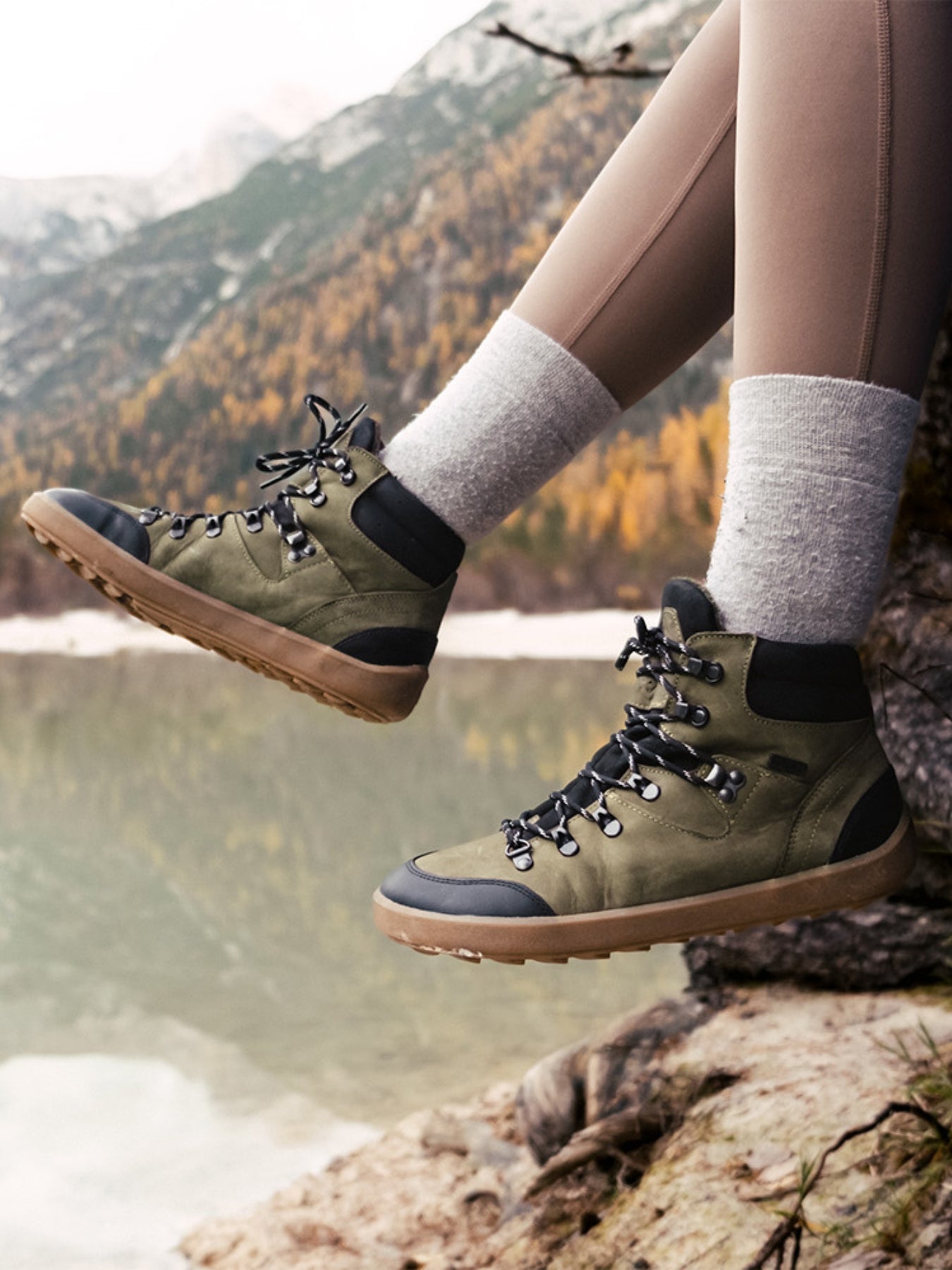 Chaussures pieds nus Be Lenka Ranger 2.0 - Vert armée