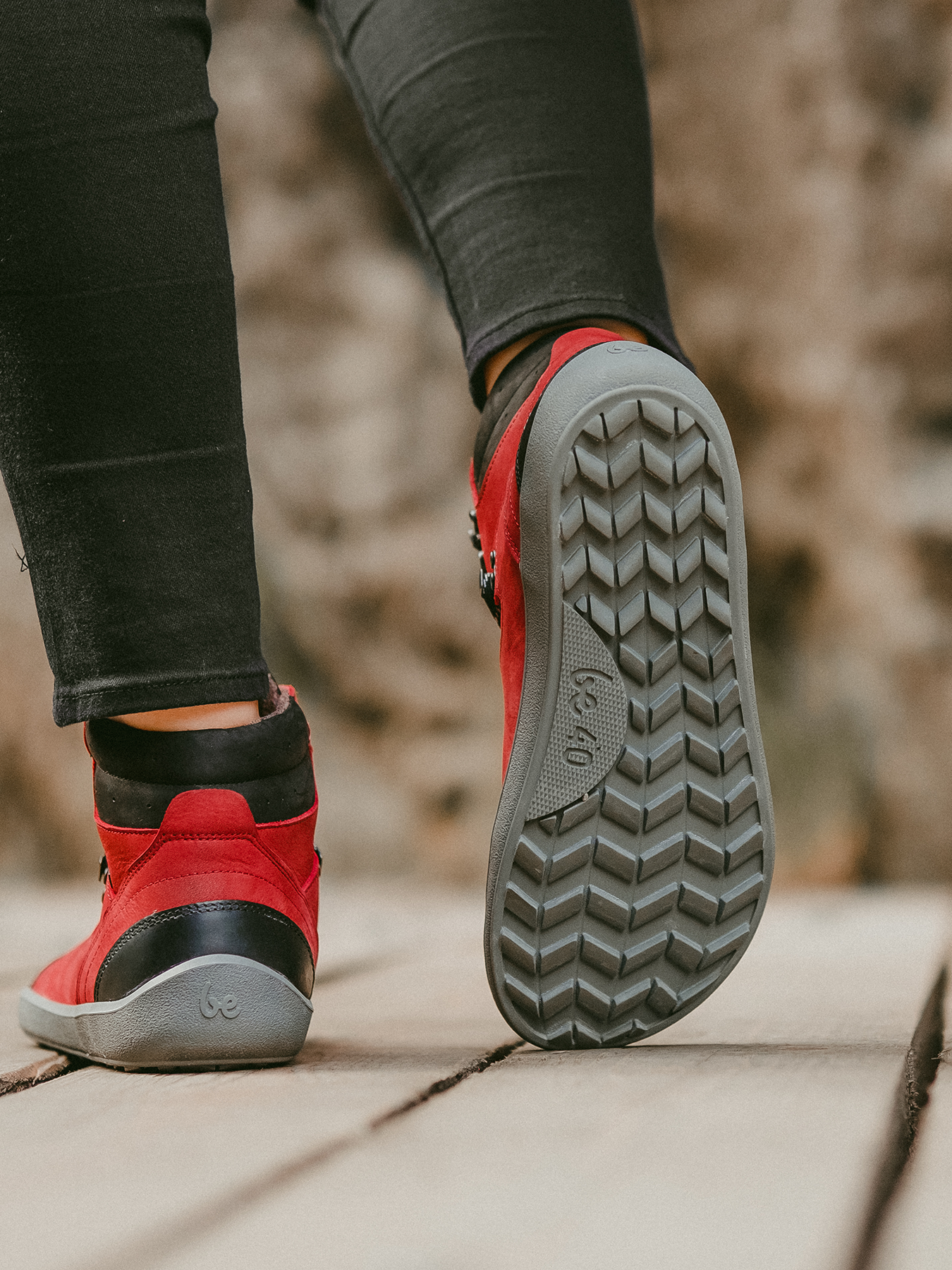 Chaussures pieds nus Be Lenka Ranger 2.0 - Rouge