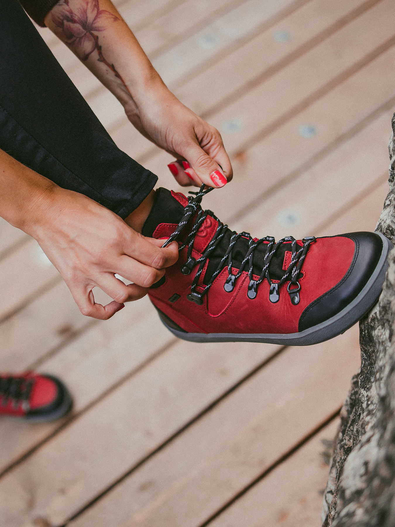 Chaussures pieds nus Be Lenka Ranger 2.0 - Rouge