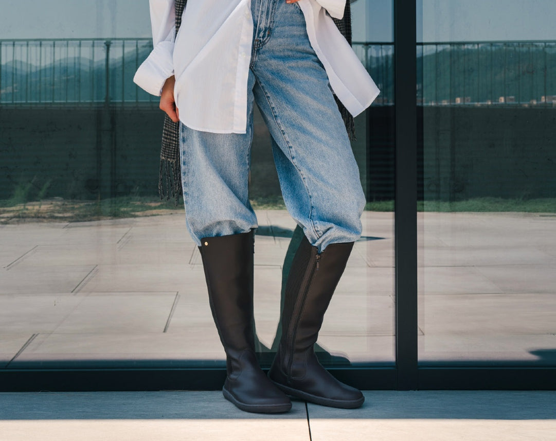 Barefoot Knee-high Boots Be Lenka Symphony - Black