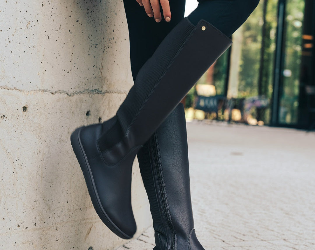Barefoot Knee-high Boots Be Lenka Symphony - Black