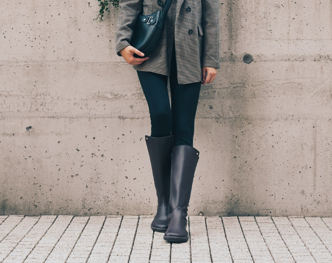 Barefoot Knee-high Boots Be Lenka Symphony - Black