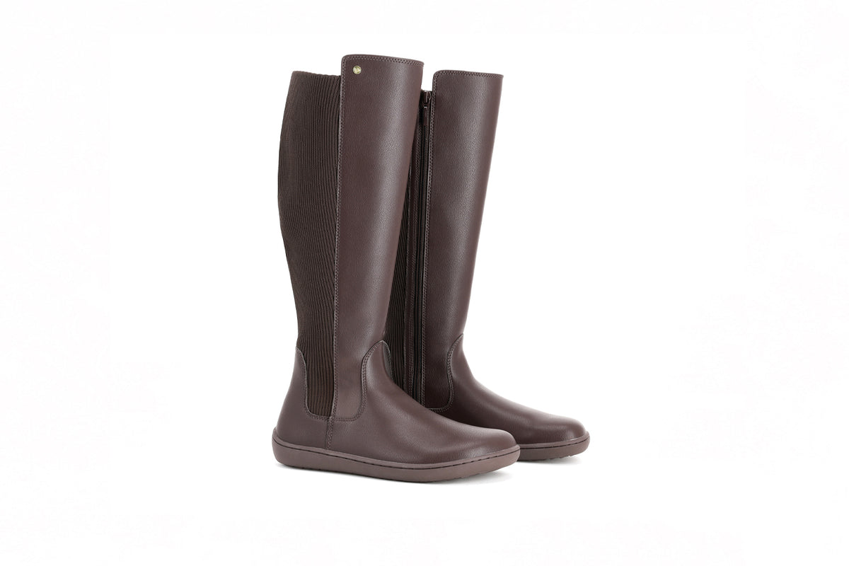 Barefoot Knee-high Boots Be Lenka Symphony - Dark Brown