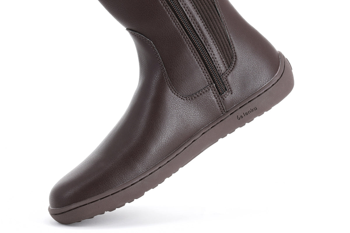 Barefoot Knee-high Boots Be Lenka Symphony - Dark Brown