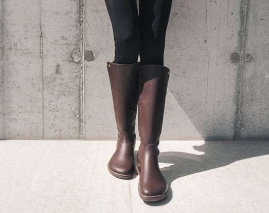 Barefoot Knee-high Boots Be Lenka Symphony - Dark Brown
