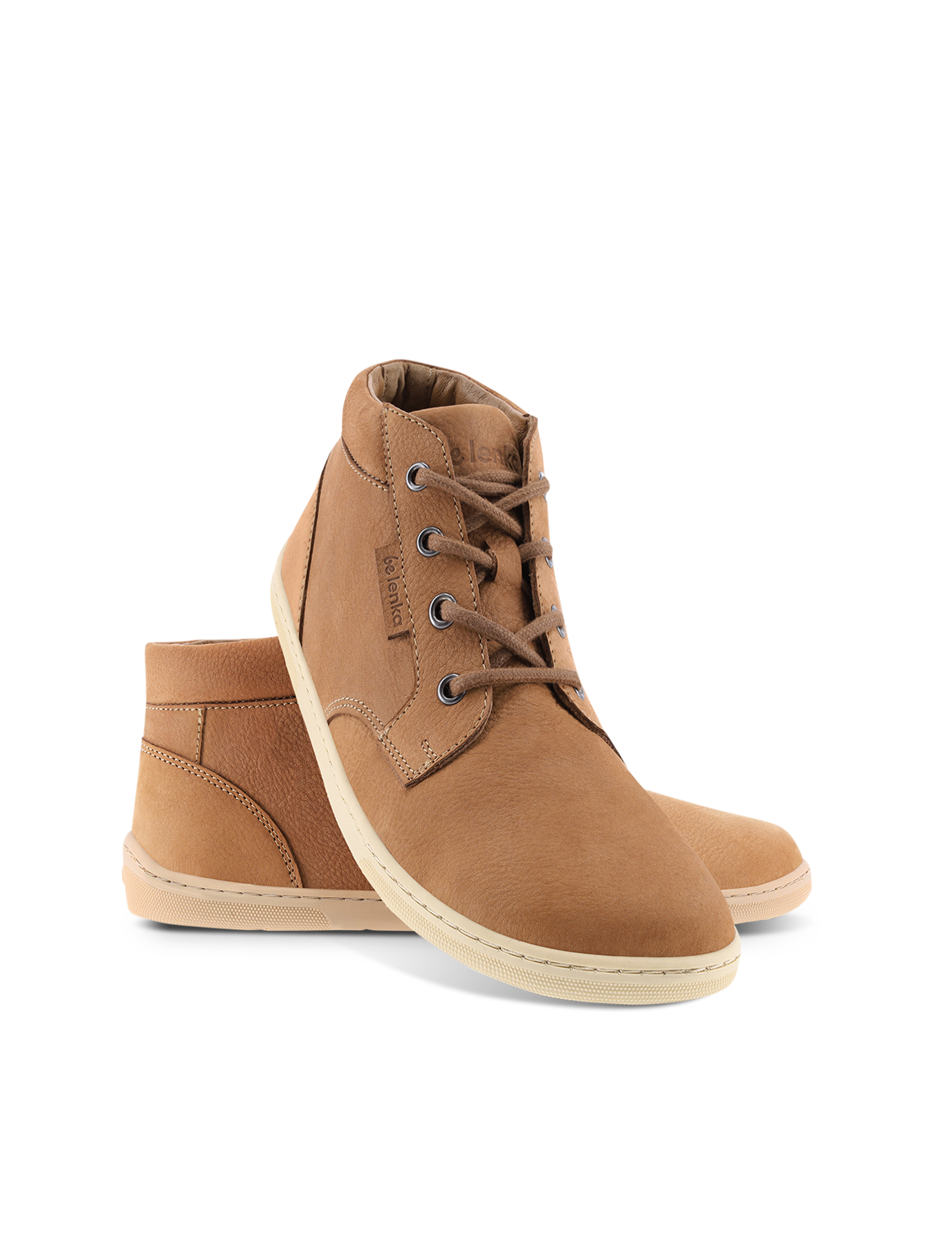 Barefoot Shoes - Be Lenka - Synergy - Cognac & Beige