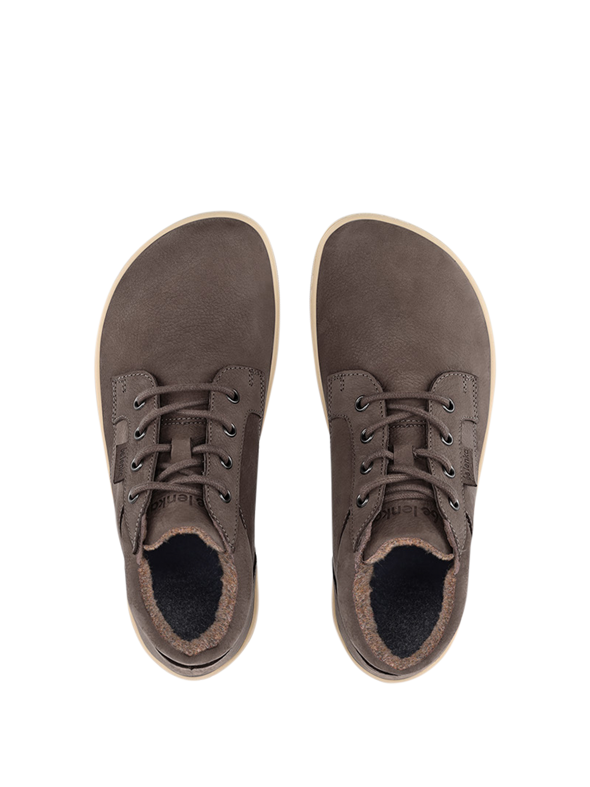 Barefoot Shoes - Be Lenka - Synergy - Fleece - Chocolate & Beige