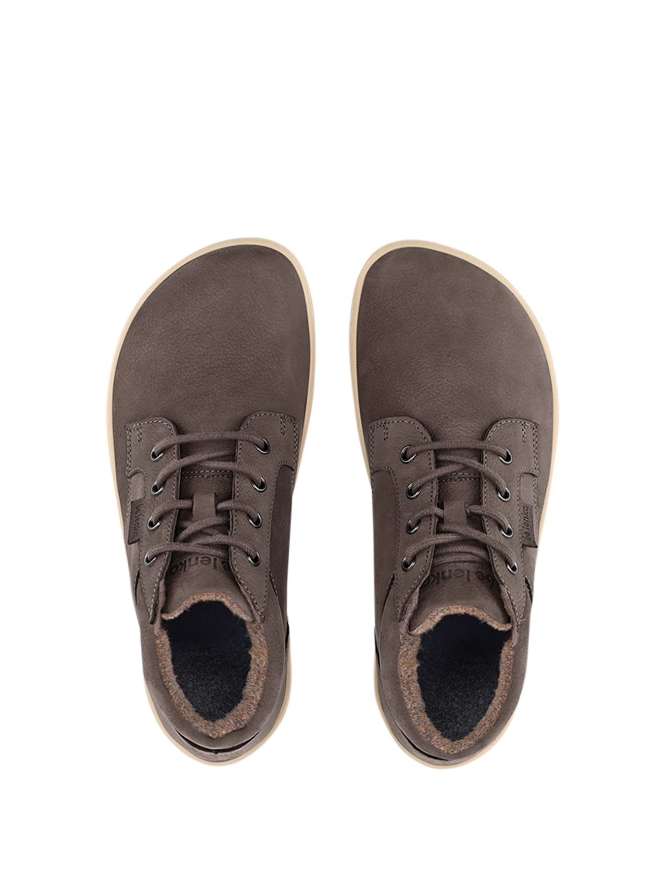 Barefoot Shoes - Be Lenka - Synergy - Fleece - Chocolate & Beige