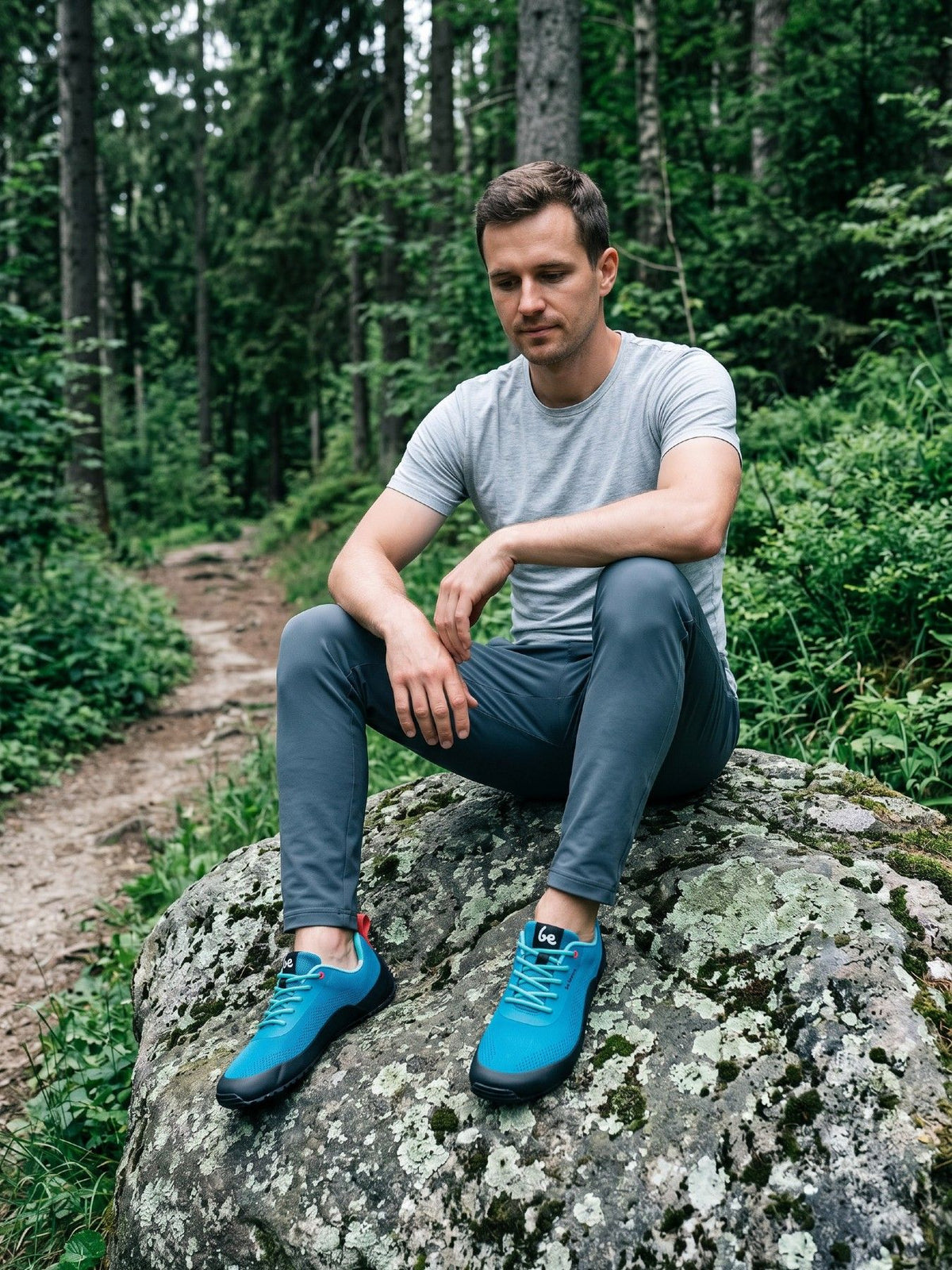 Barefoot Shoes Be Lenka Trailair - Aqua Blue