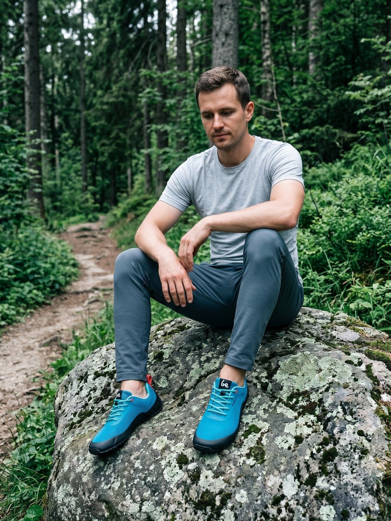 Barefoot Shoes Be Lenka Trailair - Aqua Blue