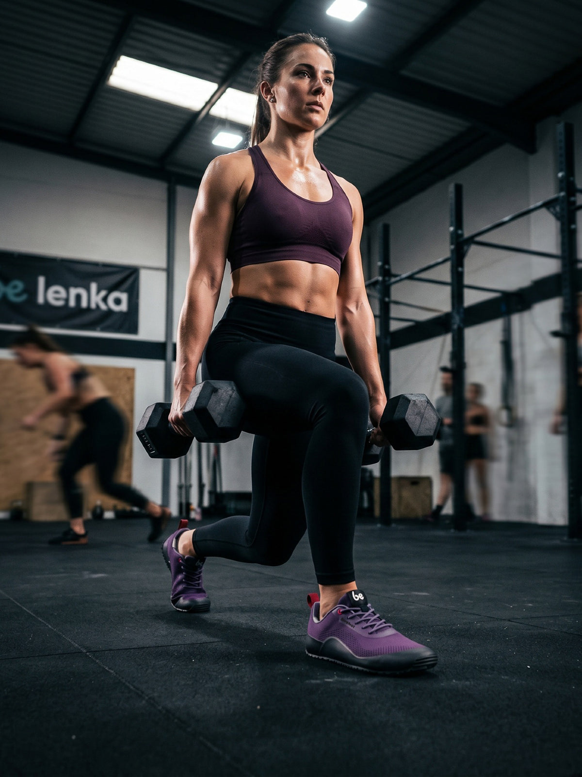 Barefoot Shoes Be Lenka Trailair - Plum