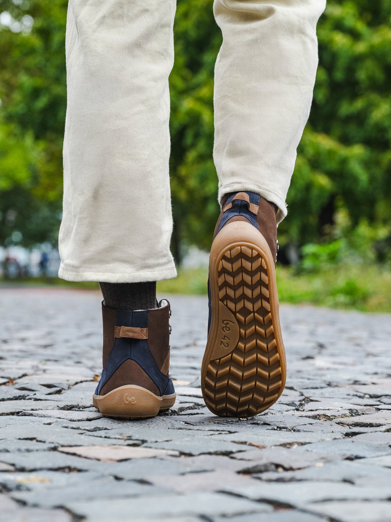 Barefoot Boots Be Lenka York - Brown & Navy