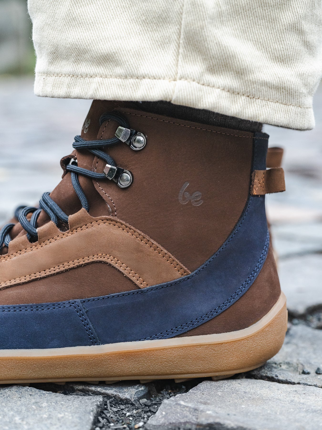 Barefoot Boots Be Lenka York - Brown & Navy