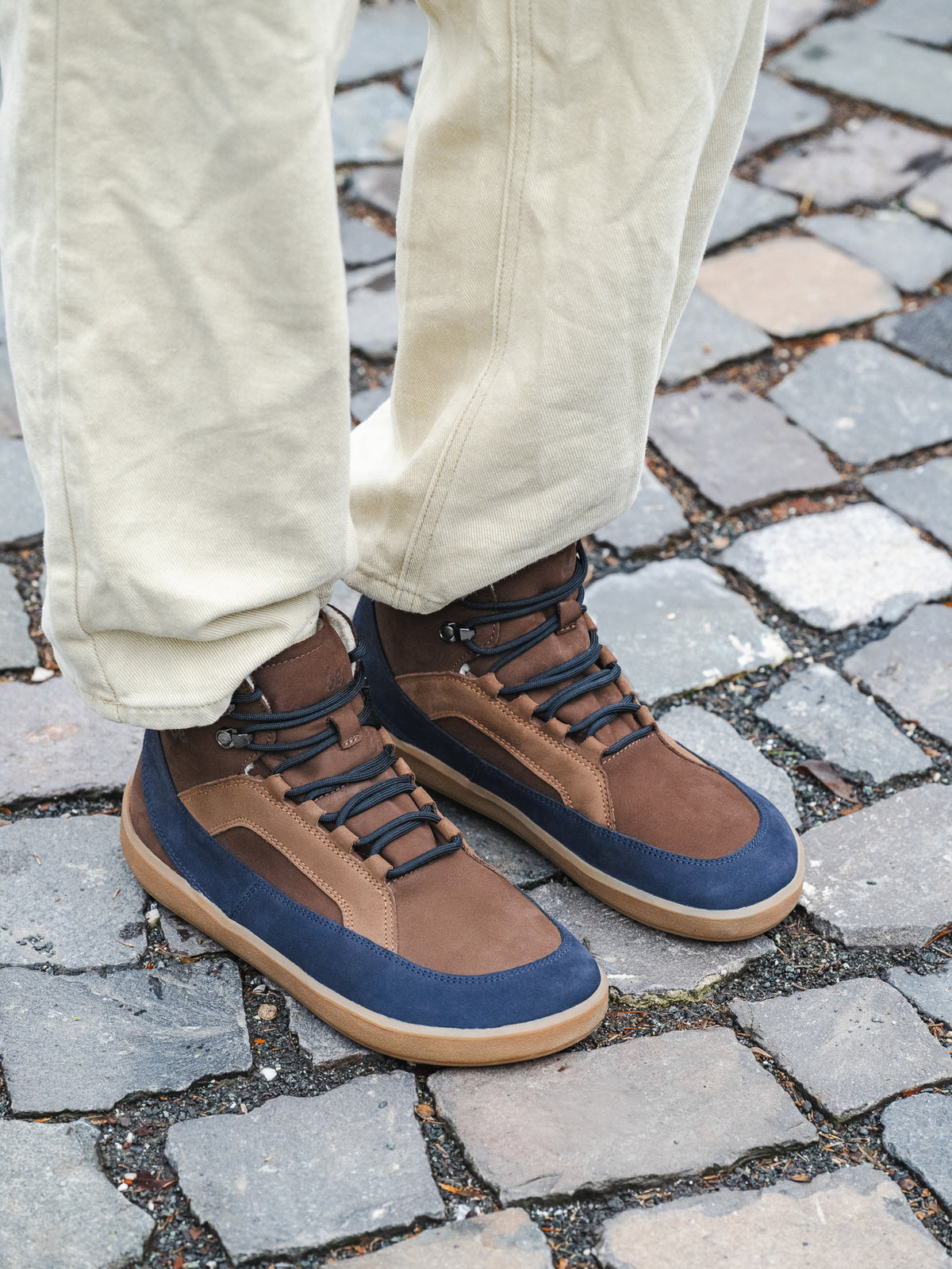 Barefoot Boots Be Lenka York - Brown & Navy