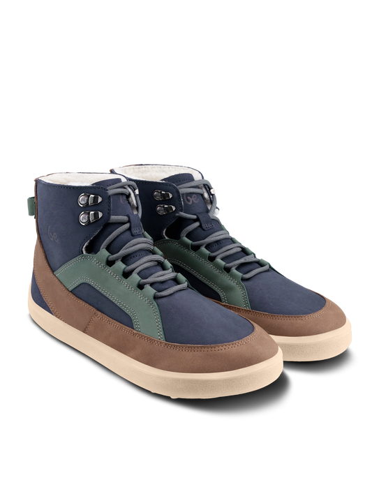 Barefoot Boots Be Lenka York - Navy, Brown & Beige