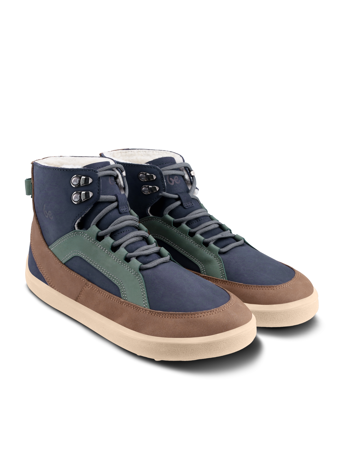 Barefoot Boots Be Lenka York - Navy, Brown & Beige