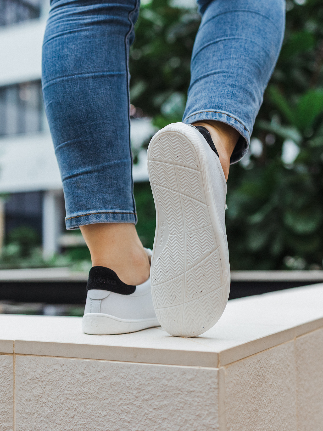 Chaussures pieds nus - Be Lenka - Royale - Blanc et noir