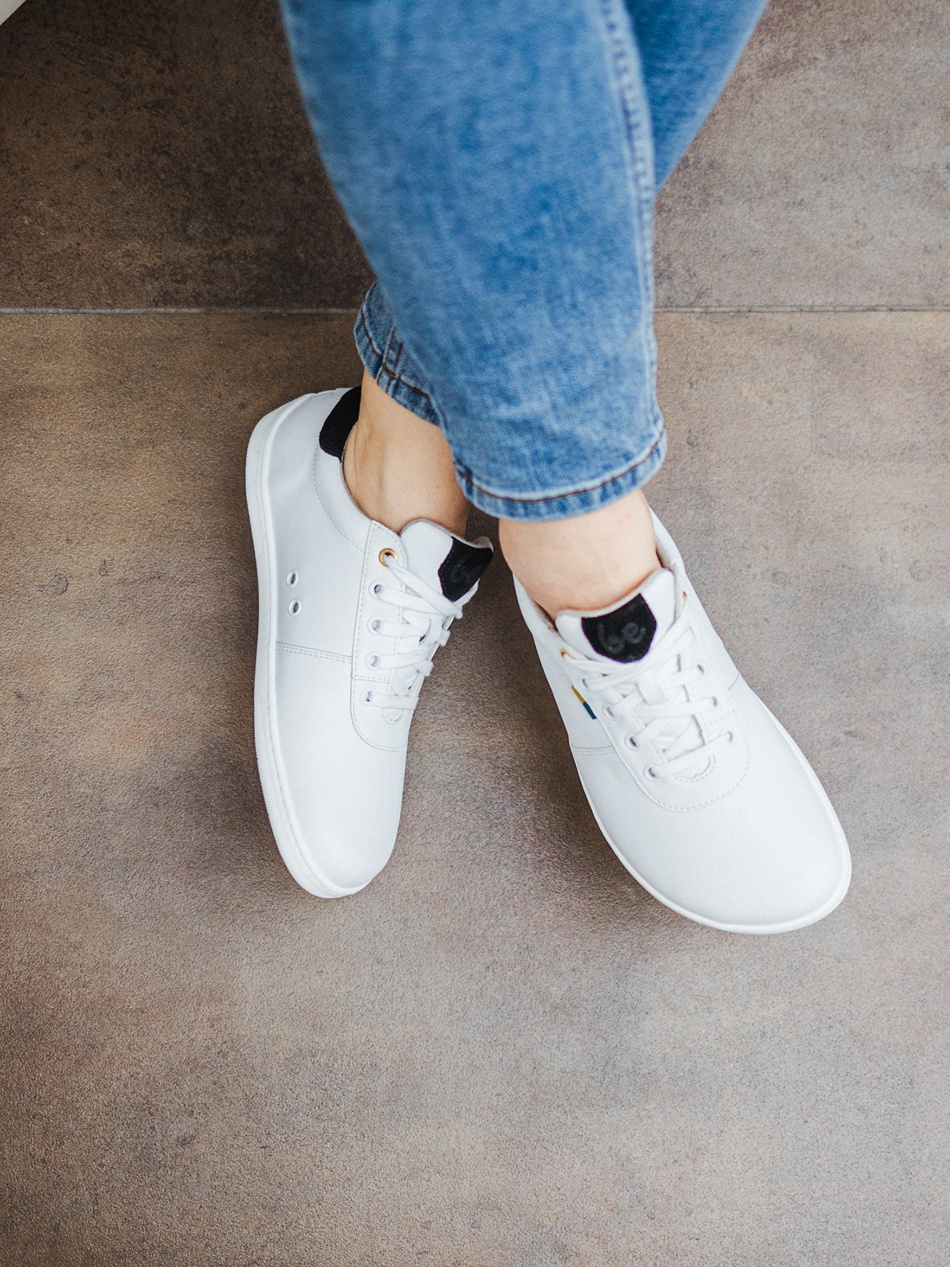 Chaussures pieds nus - Be Lenka - Royale - Blanc et noir