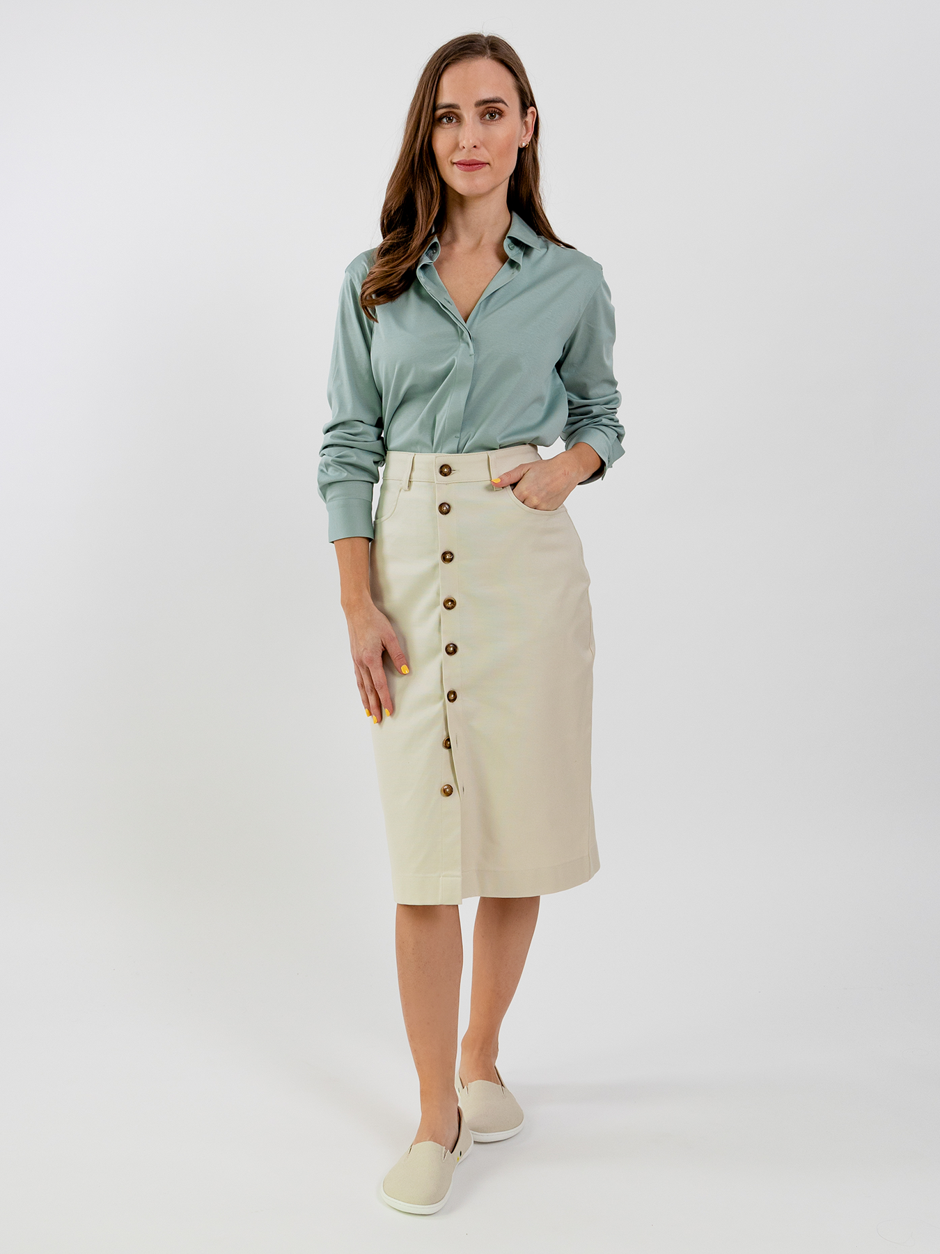 Chemise femme Be Lenka Essentials - Vert pistache