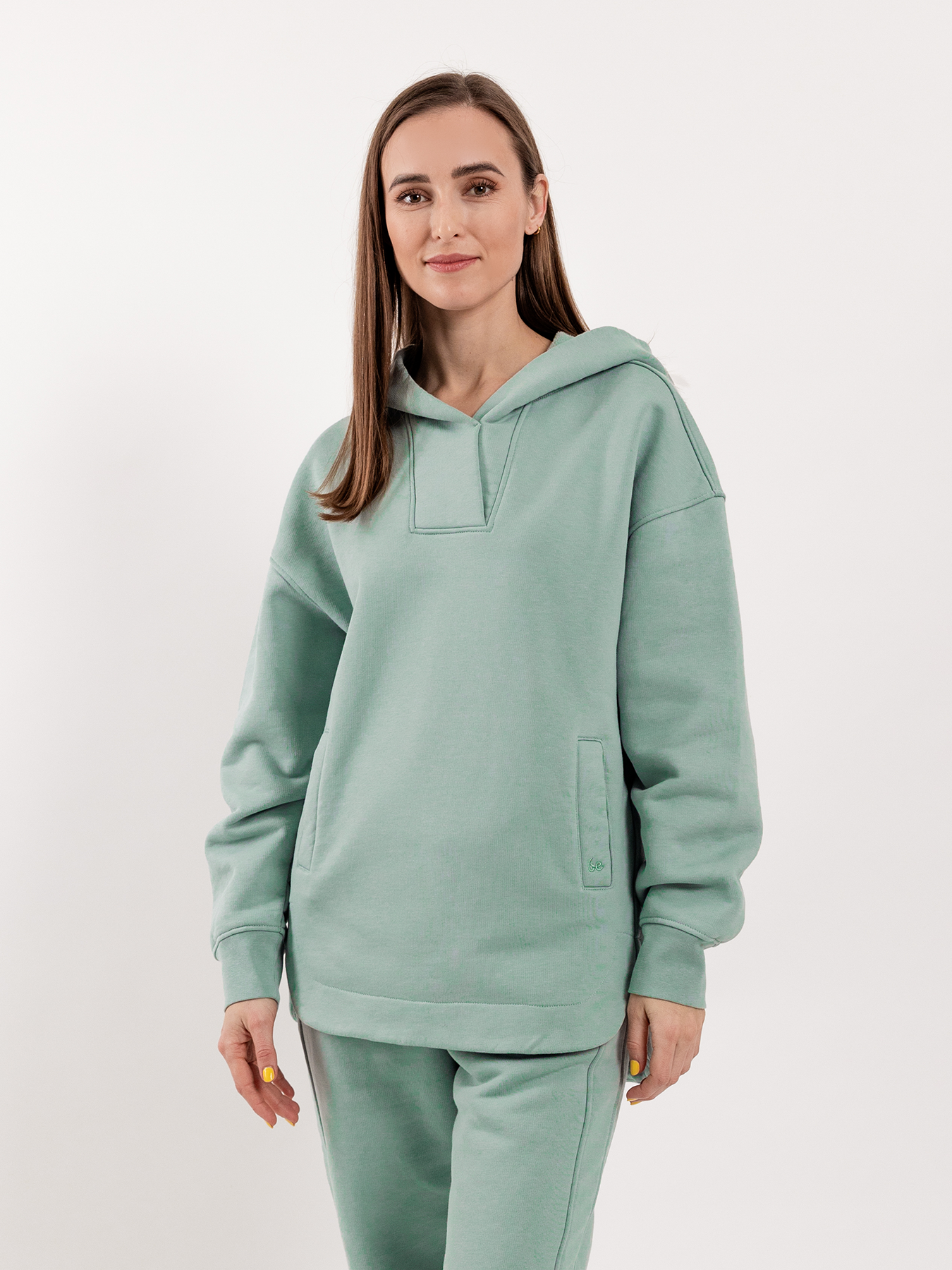 Sweat à capuche femme Be Lenka Essentials - Vert pistache