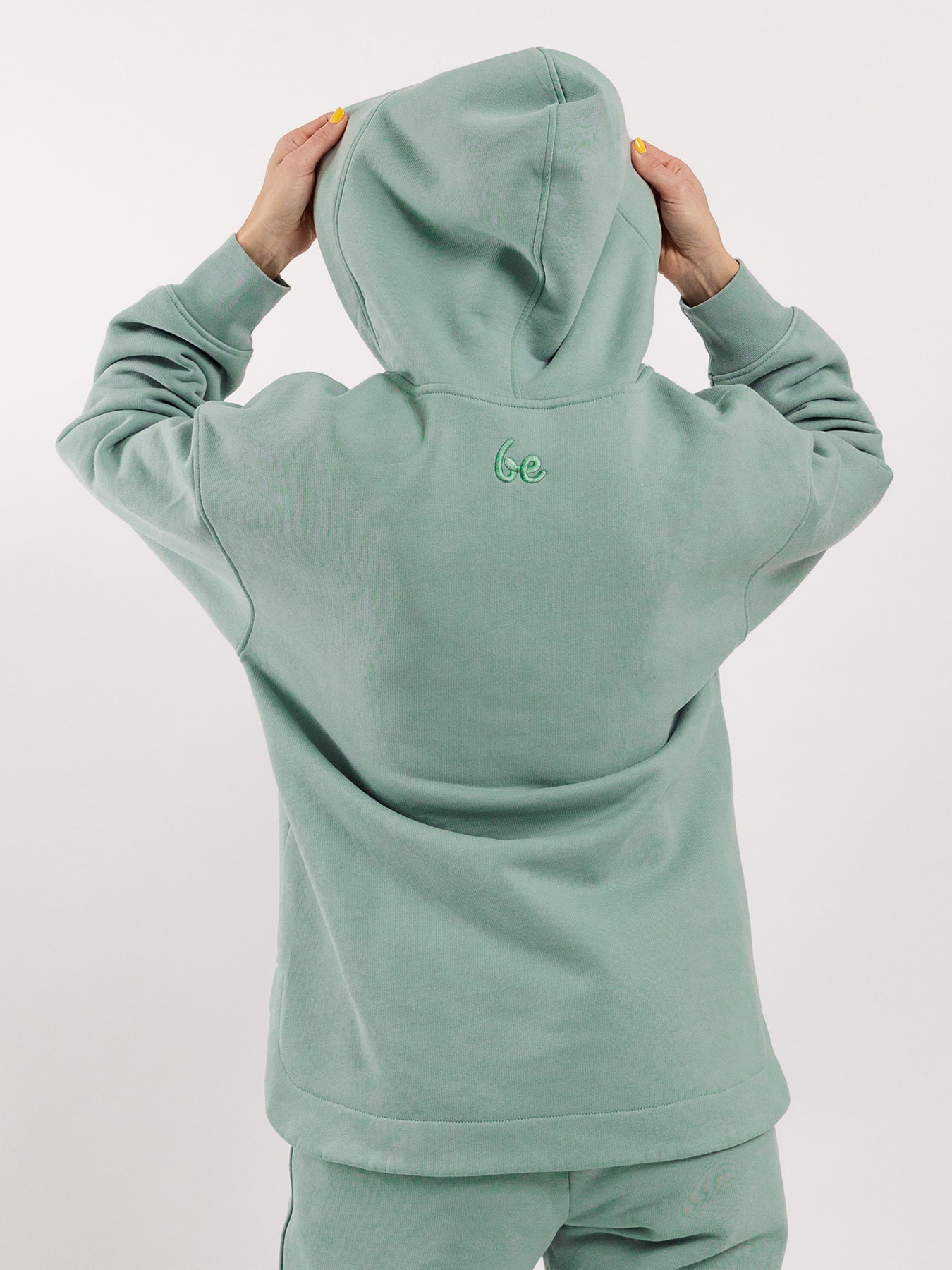 Sweat à capuche femme Be Lenka Essentials - Vert pistache