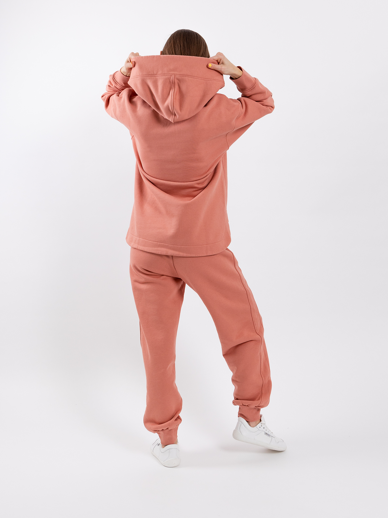 Sweat à capuche femme Be Lenka Essentials - Rose saumon
