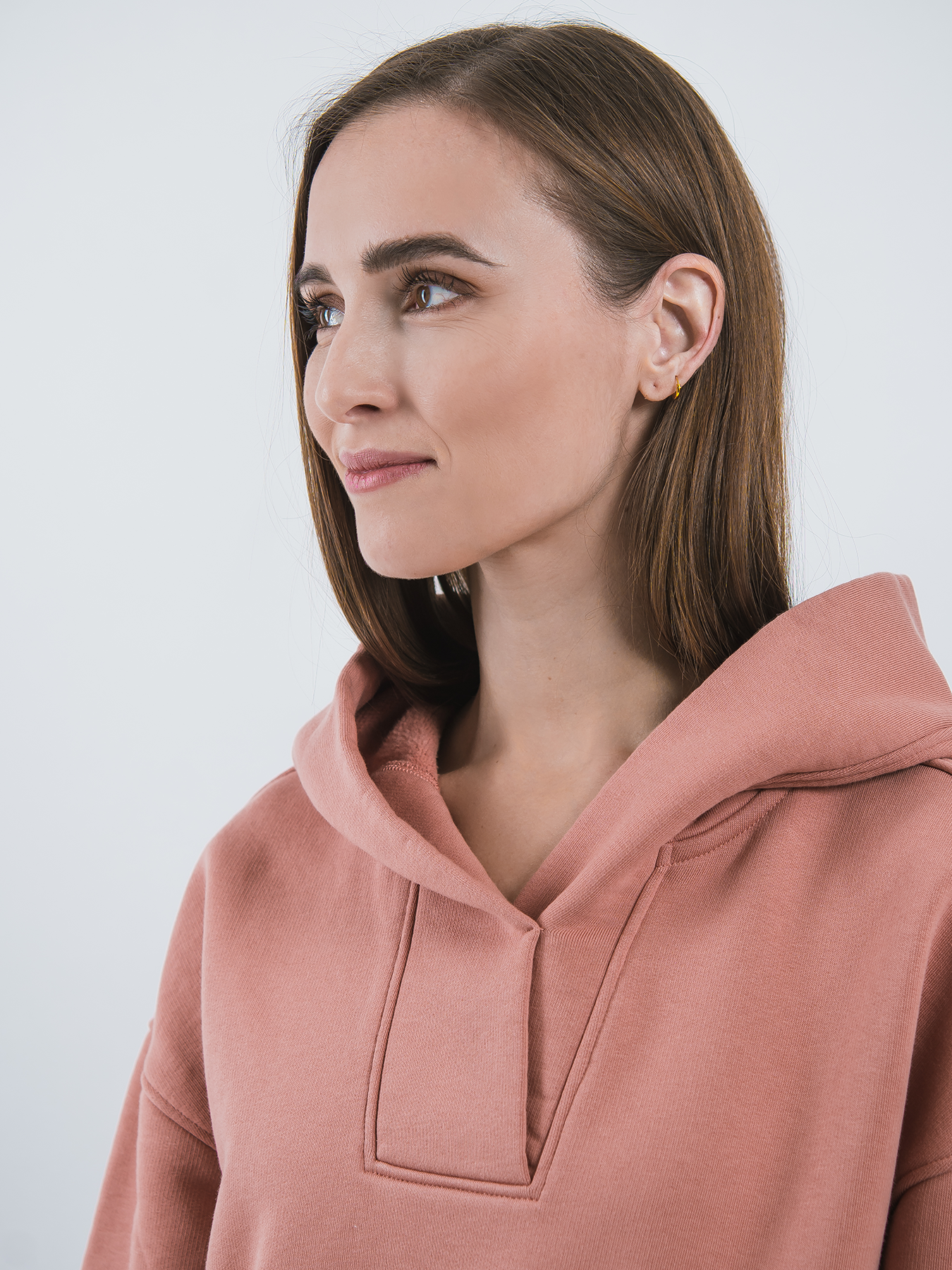 Sweat à capuche femme Be Lenka Essentials - Rose saumon