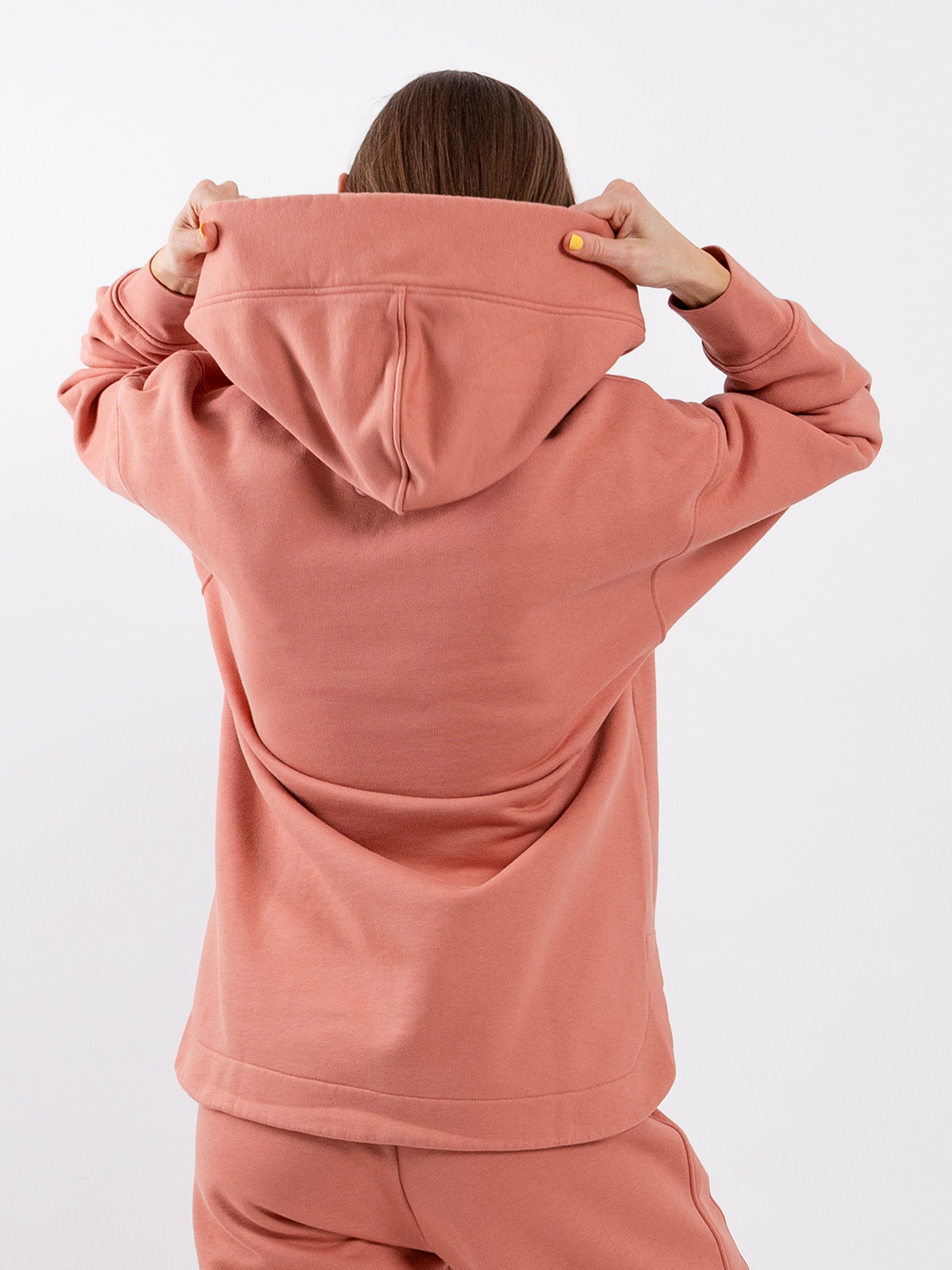 Sweat à capuche femme Be Lenka Essentials - Rose saumon