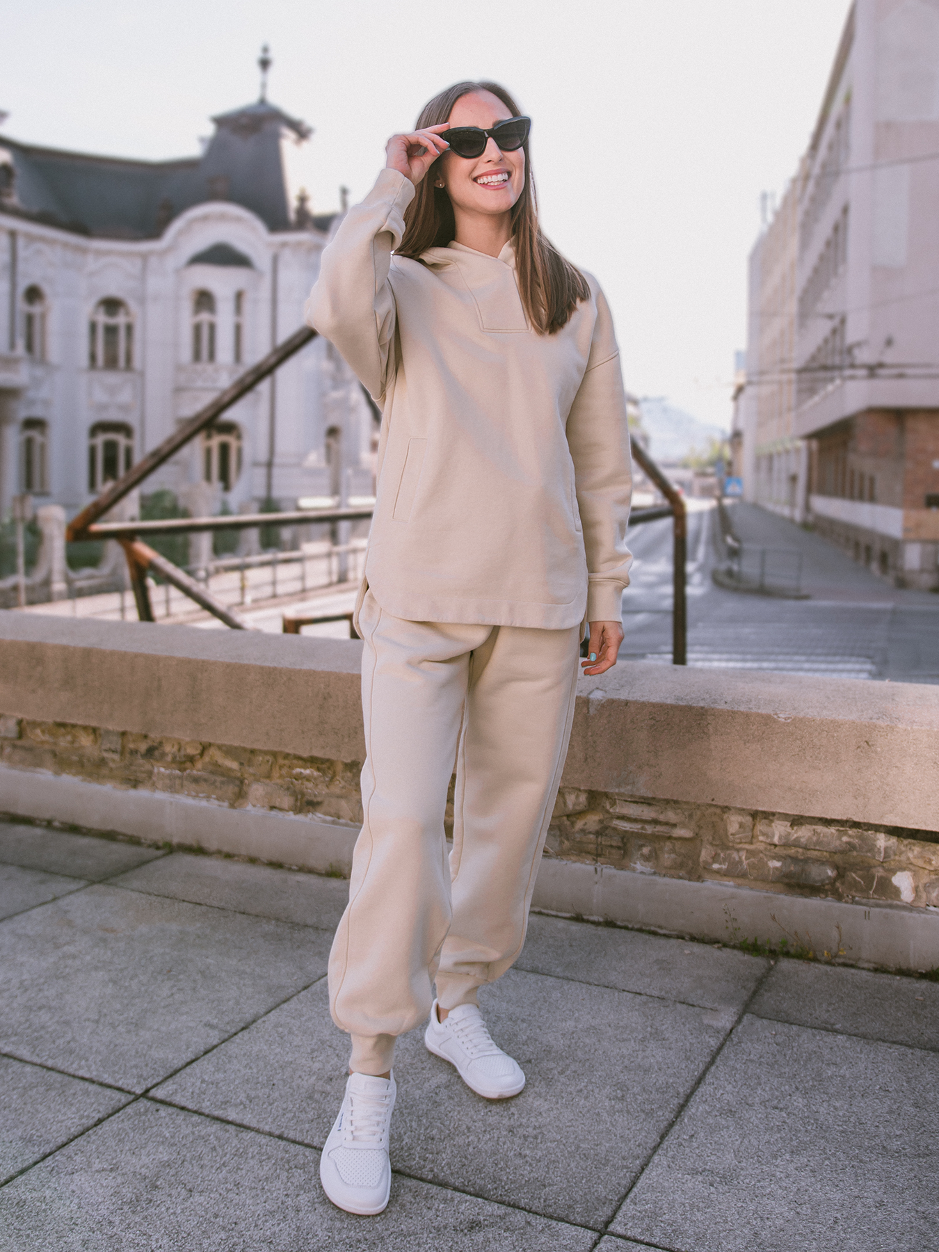Pantalon de survêtement pour femme Be Lenka Essentials - Beige