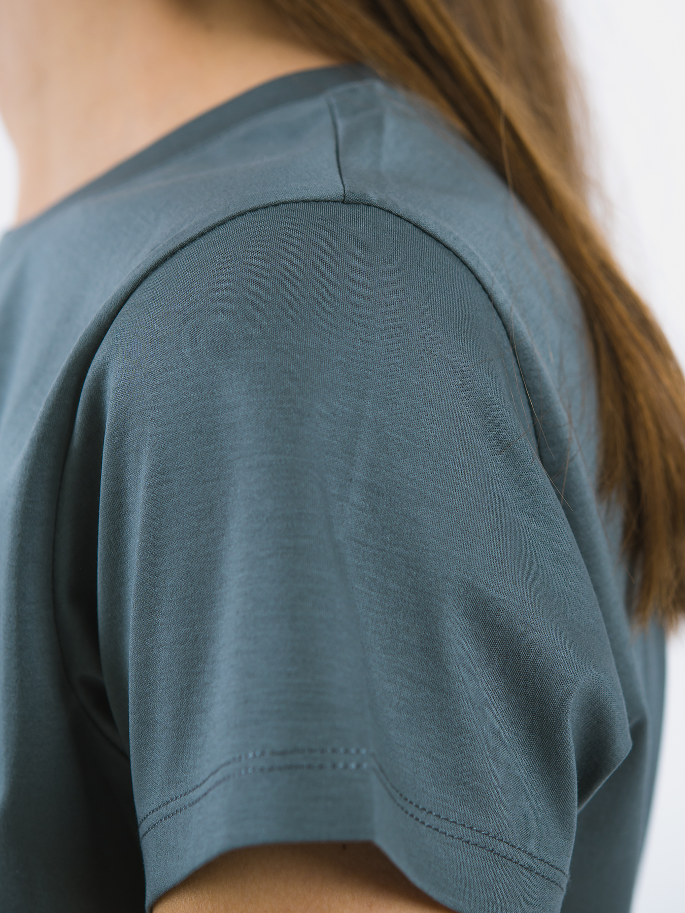 T-shirt col rond femme Be Lenka Essentials - Gris