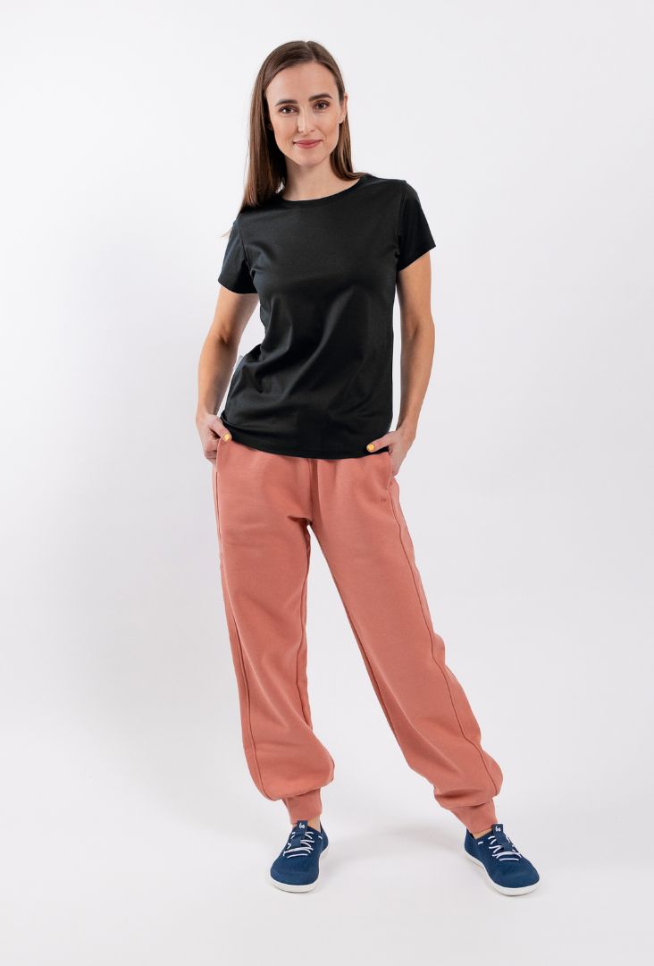 T-shirt col rond femme Be Lenka Essentials - Noir de jais