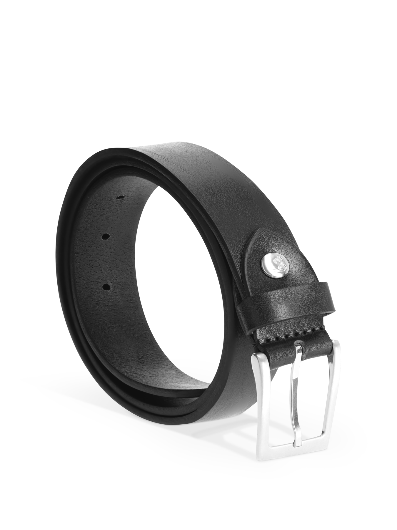 Ceinture femme Be Lenka Essentials - Cuir noir