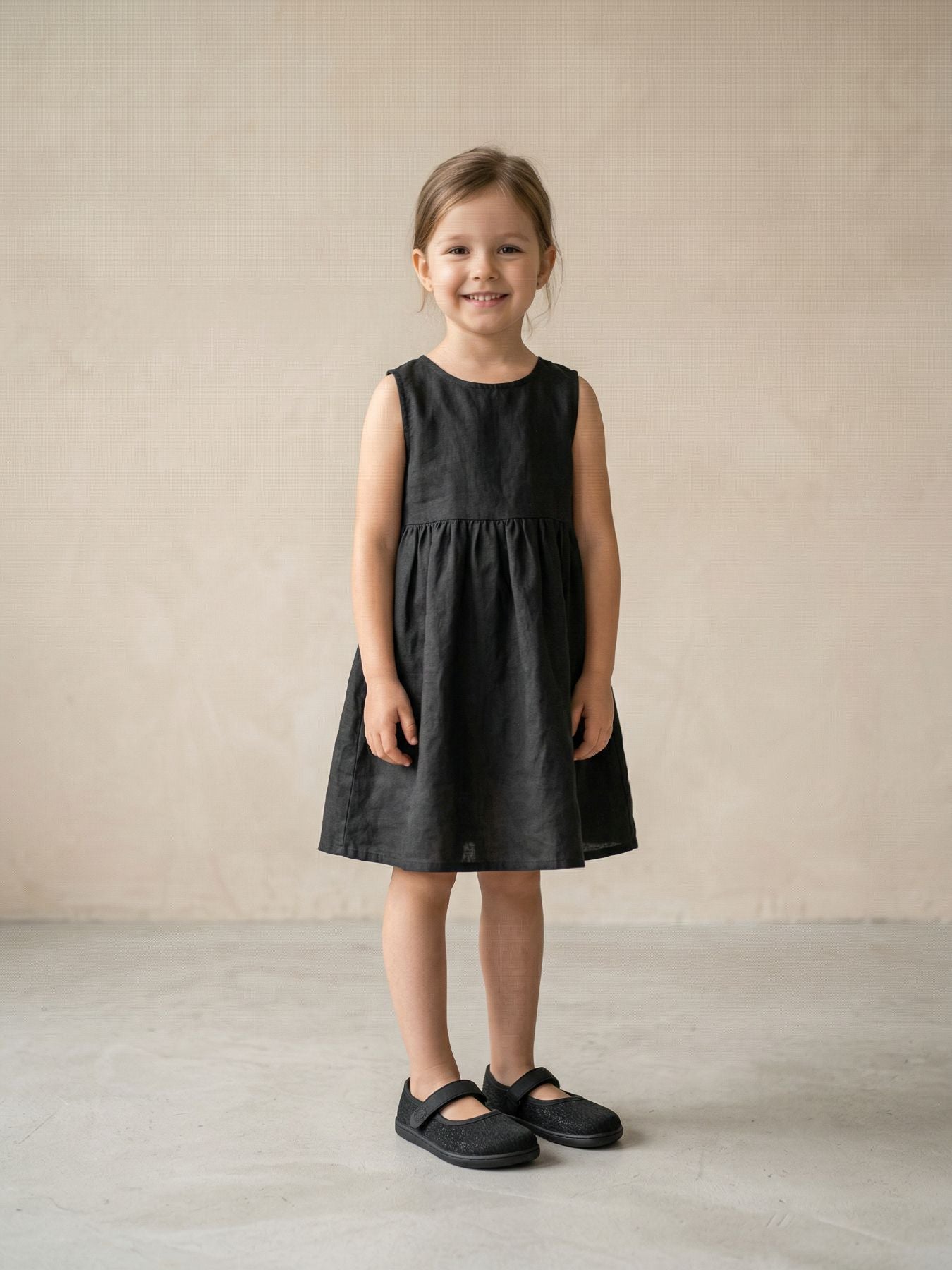 Kids Barefoot Ballerinas Be Lenka Tinkee Kids - All Black Sparkle