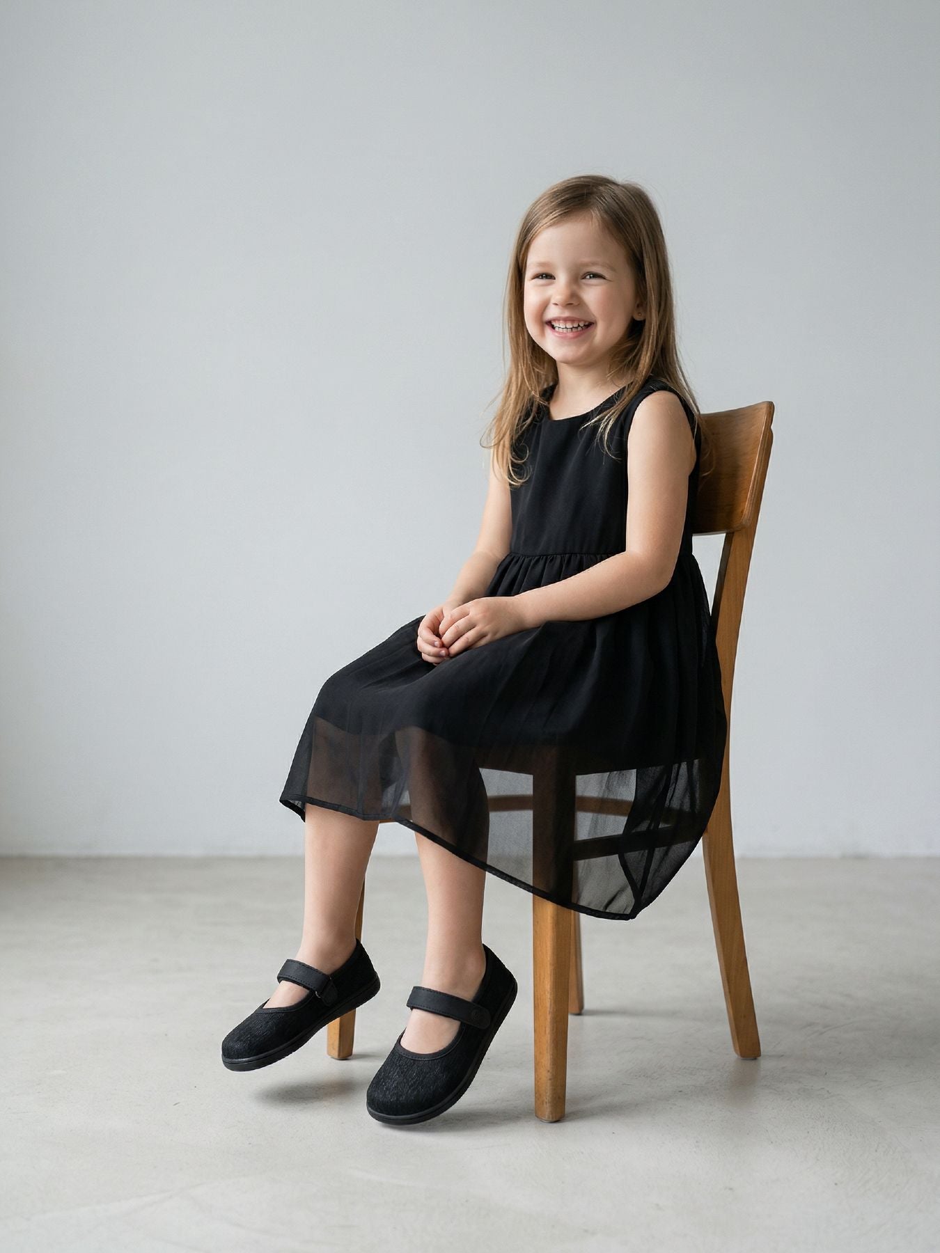 Kids Barefoot Ballerinas Be Lenka Tinkee Kids - All Black Sparkle