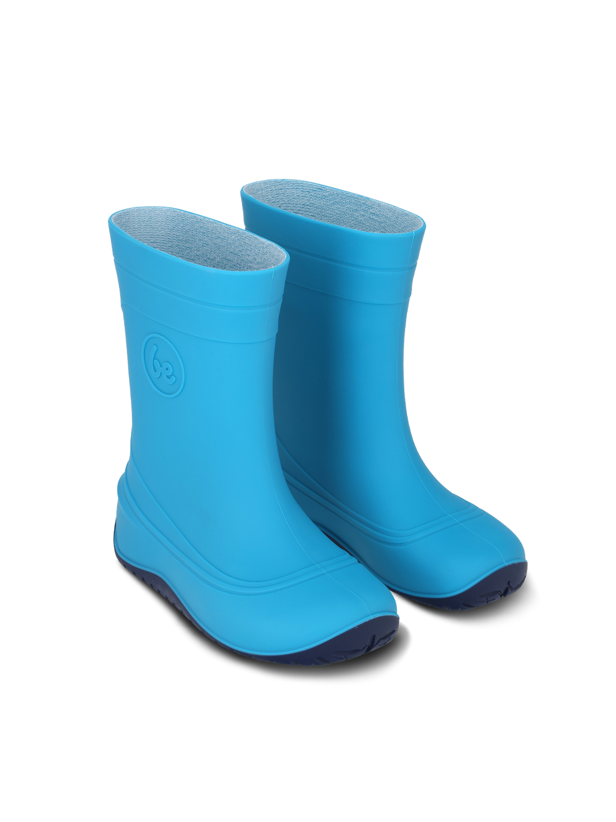 Kids Barefoot Rain Boots Be Lenka Pudds - Aqua Blue