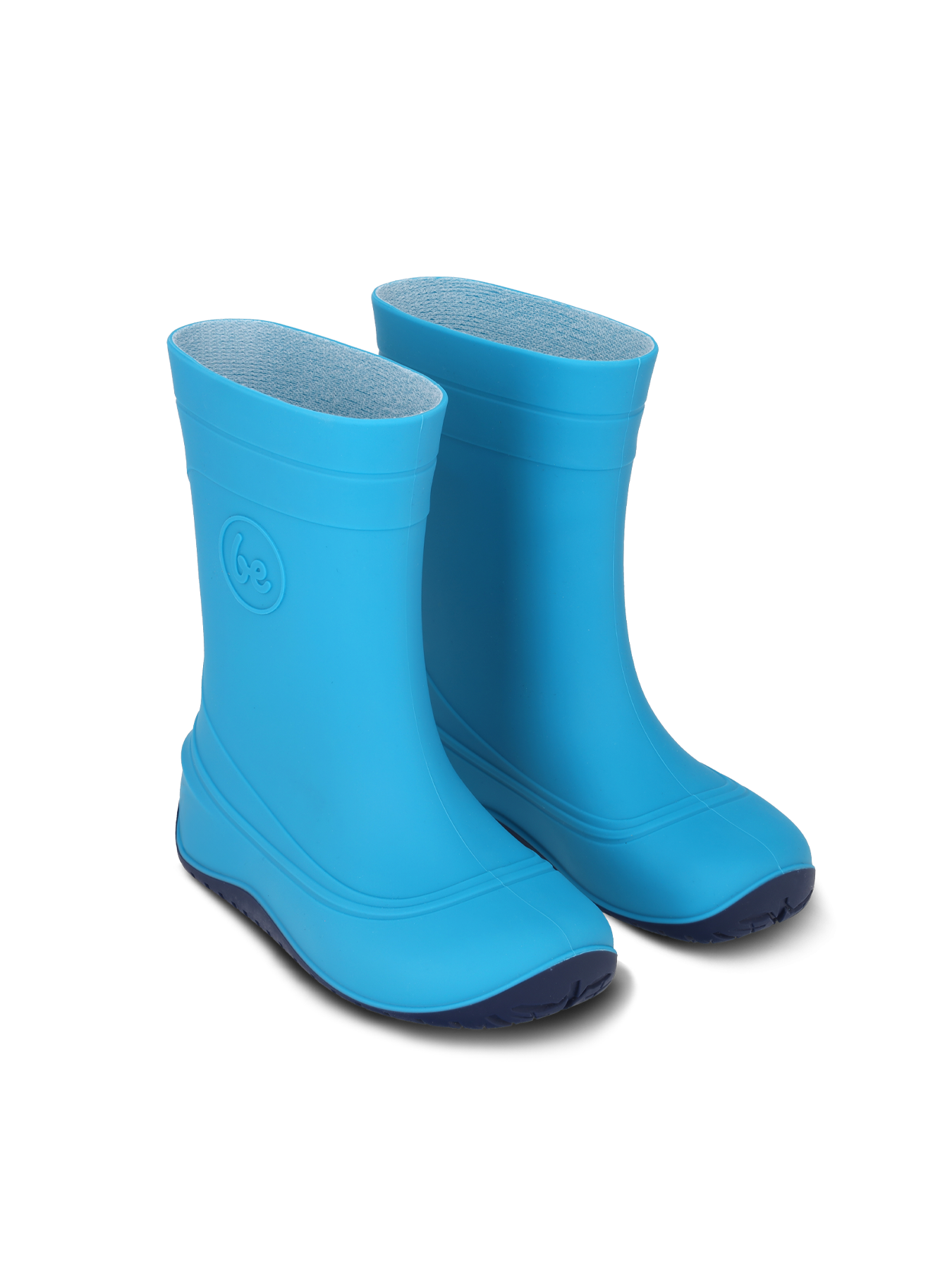 Kids Barefoot Rain Boots Be Lenka Pudds - Aqua Blue