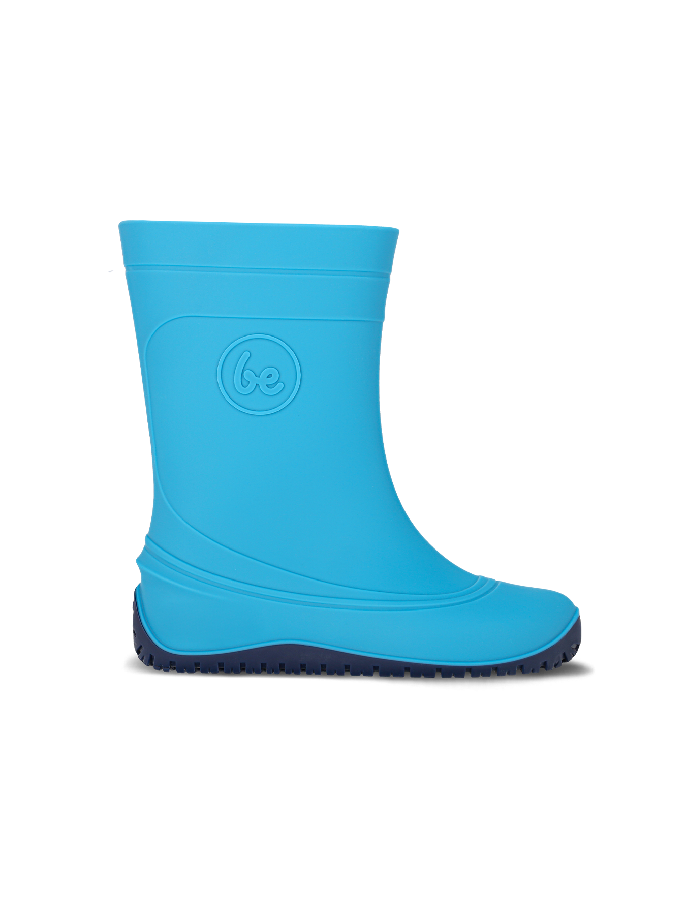 Kids Barefoot Rain Boots Be Lenka Pudds - Aqua Blue