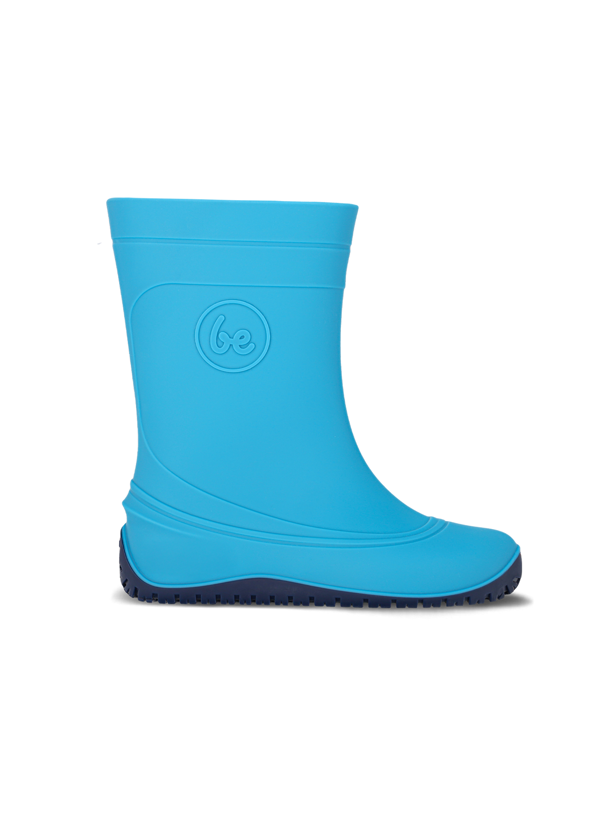 Kids Barefoot Rain Boots Be Lenka Pudds - Aqua Blue