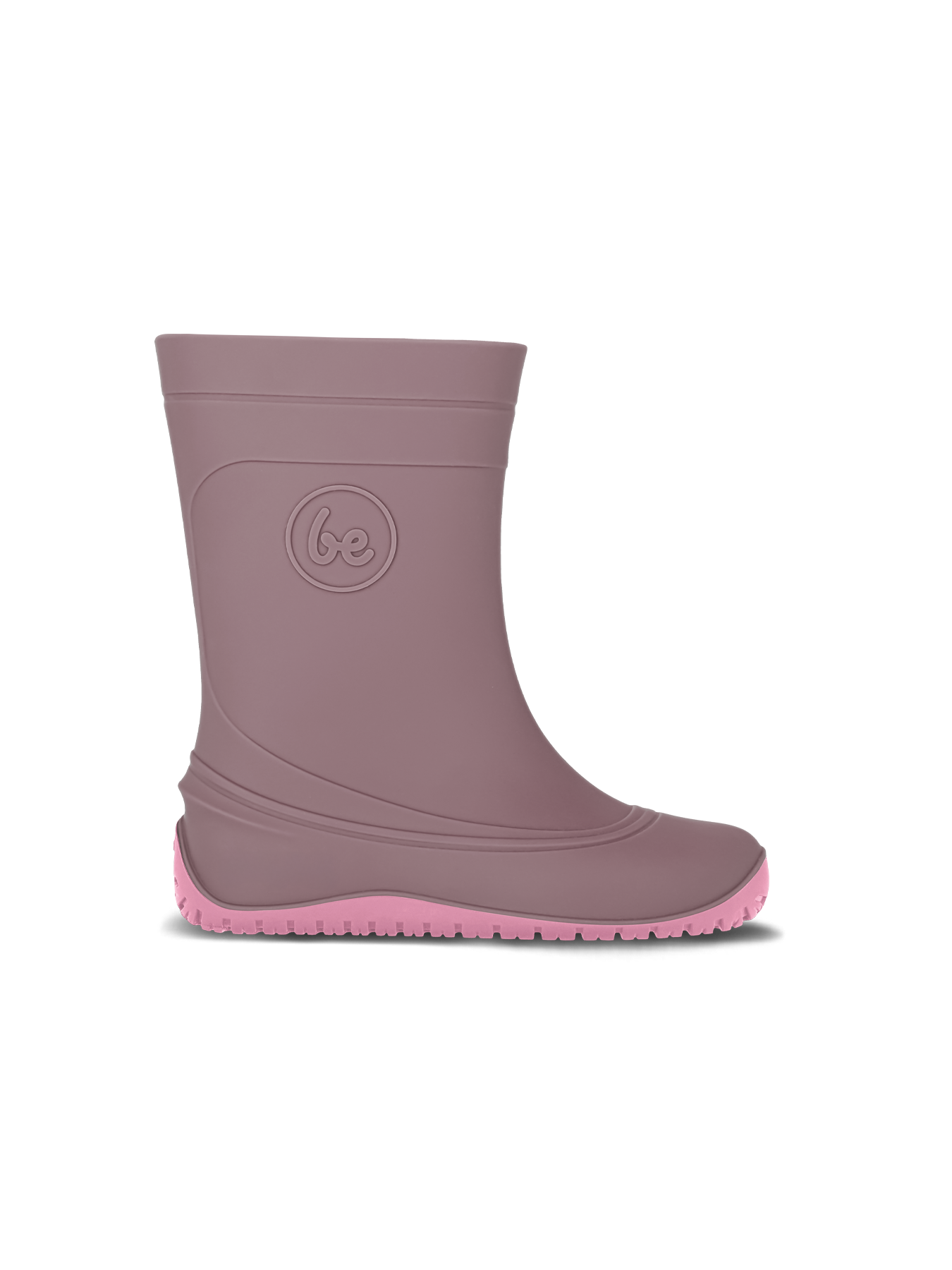 Kids Barefoot Rain Boots Be Lenka Pudds - Misty Pink