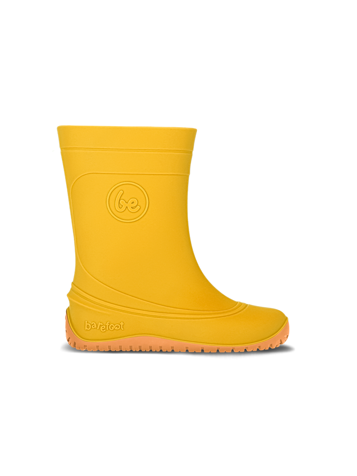 Kids Barefoot Rain Bootss Be Lenka Pudds - Yellow