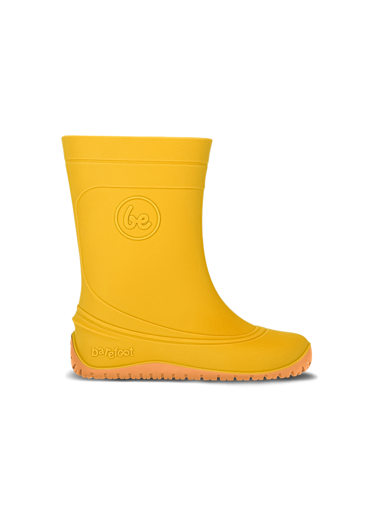 Kids Barefoot Rain Bootss Be Lenka Pudds - Yellow